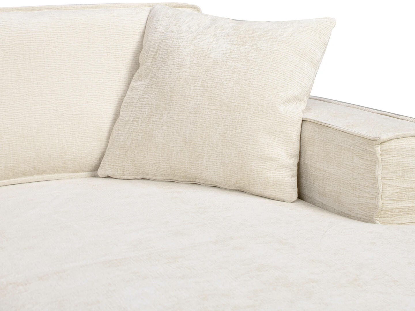 Jennifer Taylor Home Brenley 2-Piece Sectional Sofa, Porcelain Light Beige, large