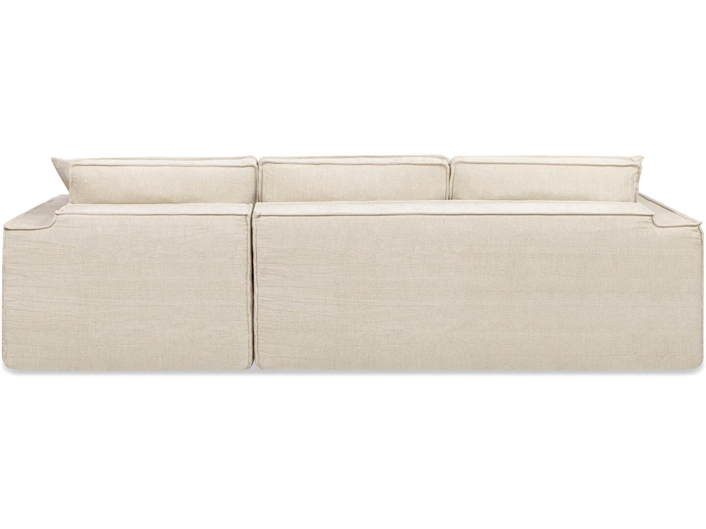 Jennifer Taylor Home Brenley 2-Piece Sectional Sofa, Porcelain Light Beige, large