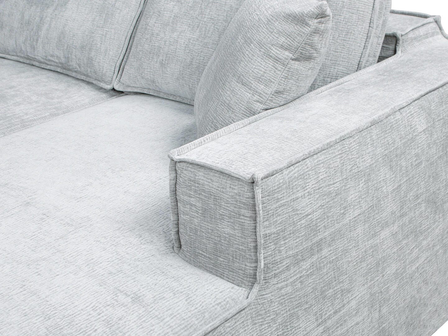 Jennifer Taylor Home Brenley 2-Piece Sectional Sofa, Ash, large