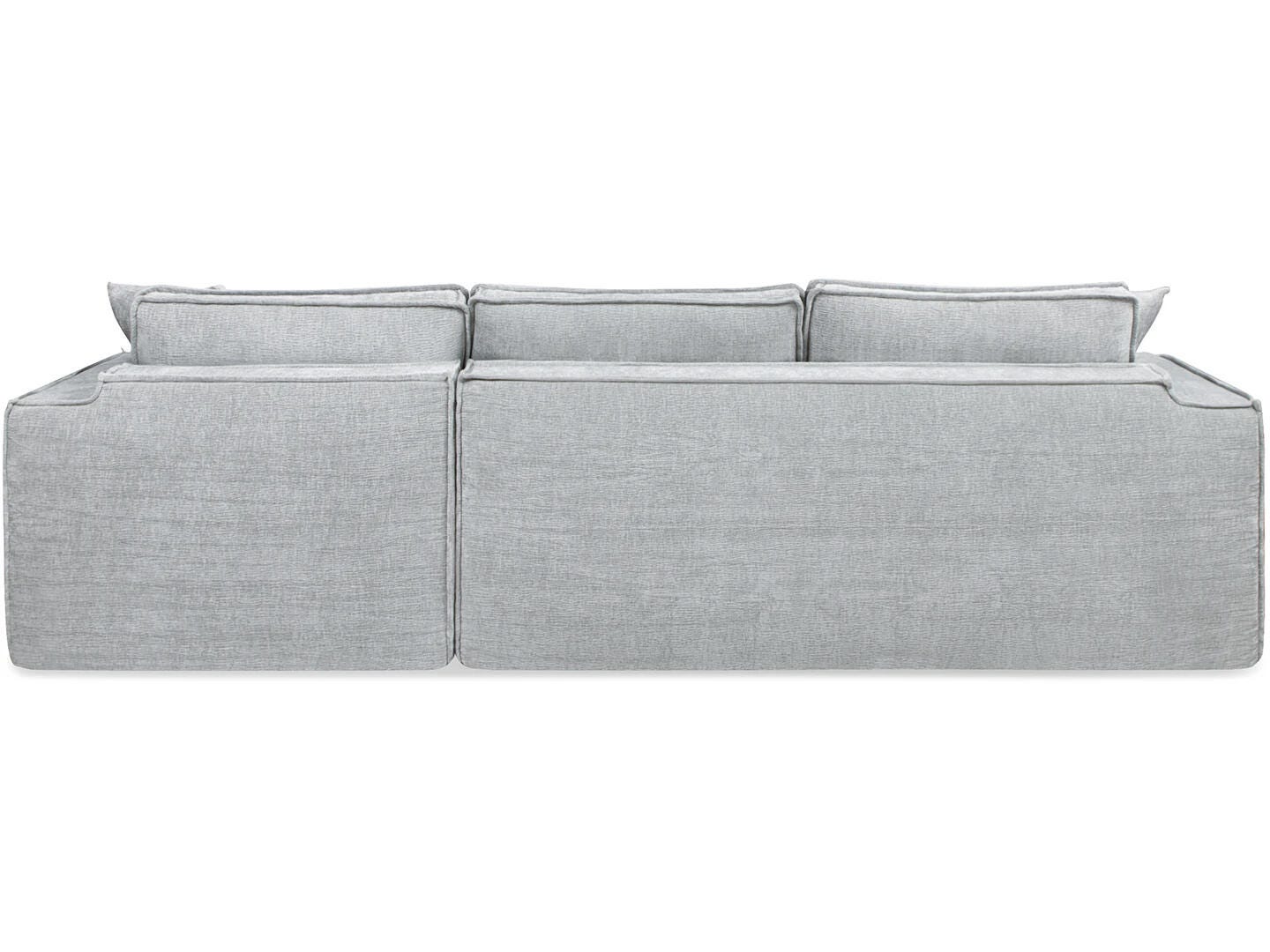 Jennifer Taylor Home Brenley 2-Piece Sectional Sofa, Ash, large