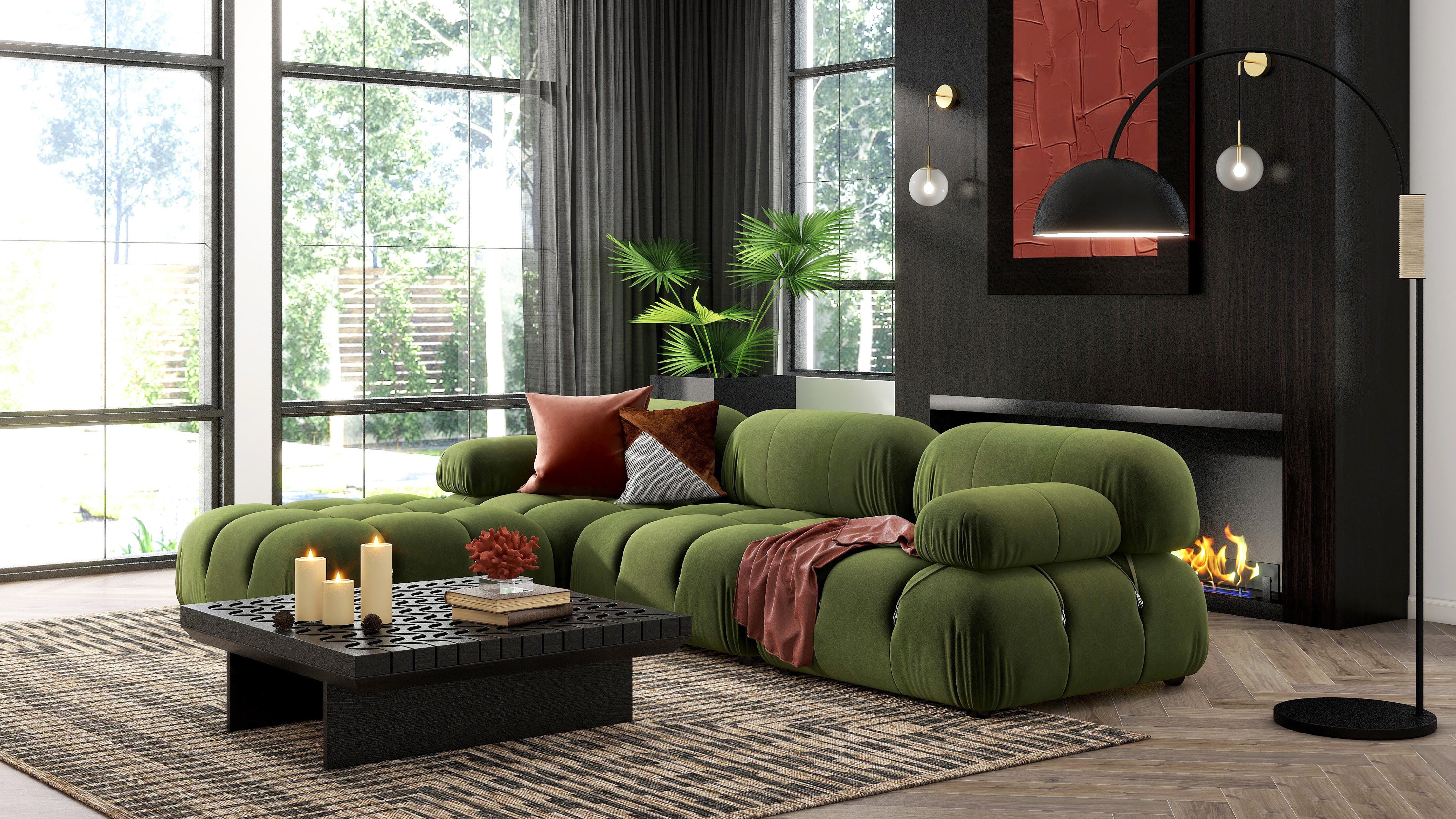 Jennifer Taylor Home Marcel Sofa Chaise, , large
