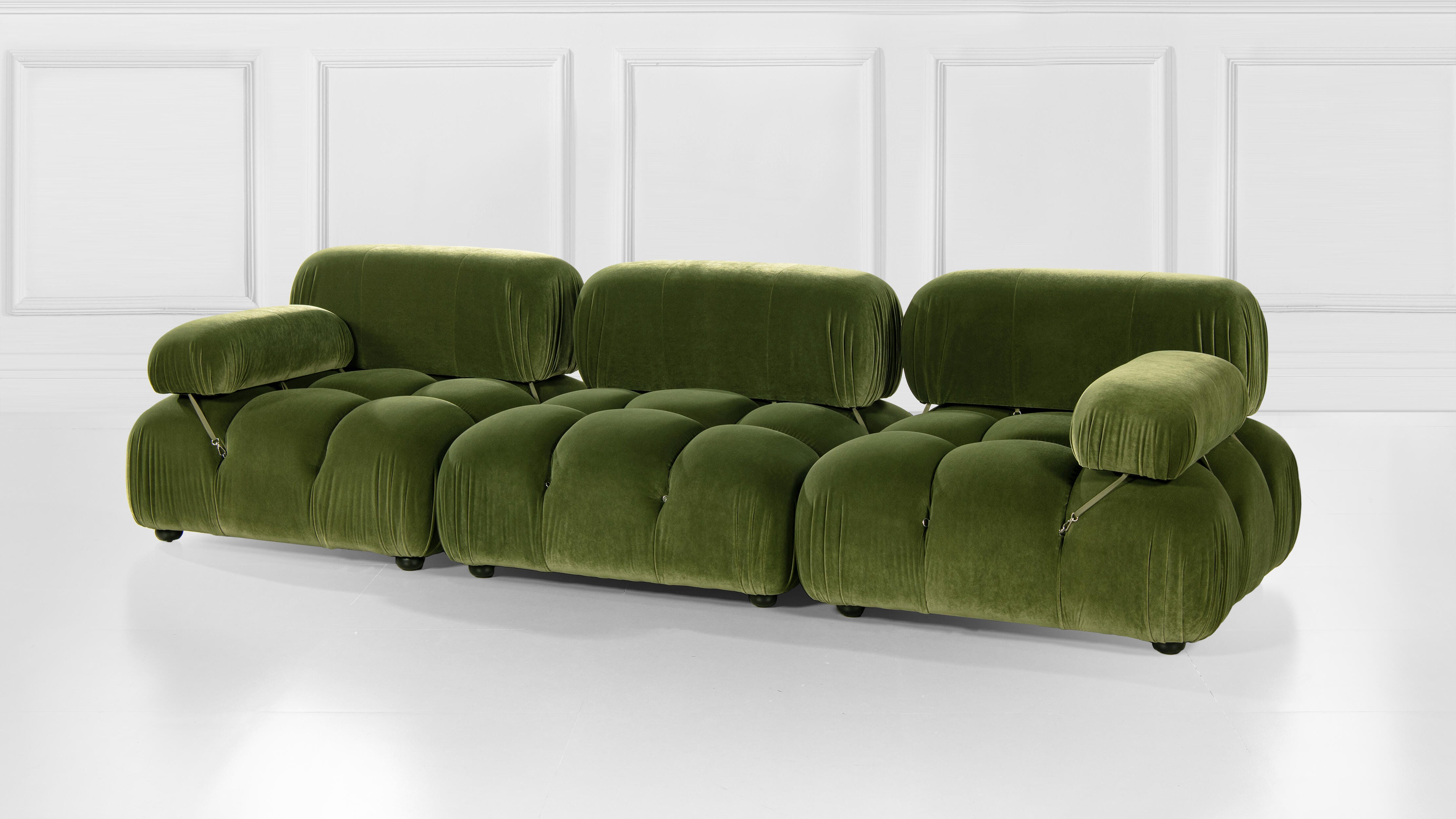 Jennifer Taylor Home Marcel Sofa, Olive Green, large