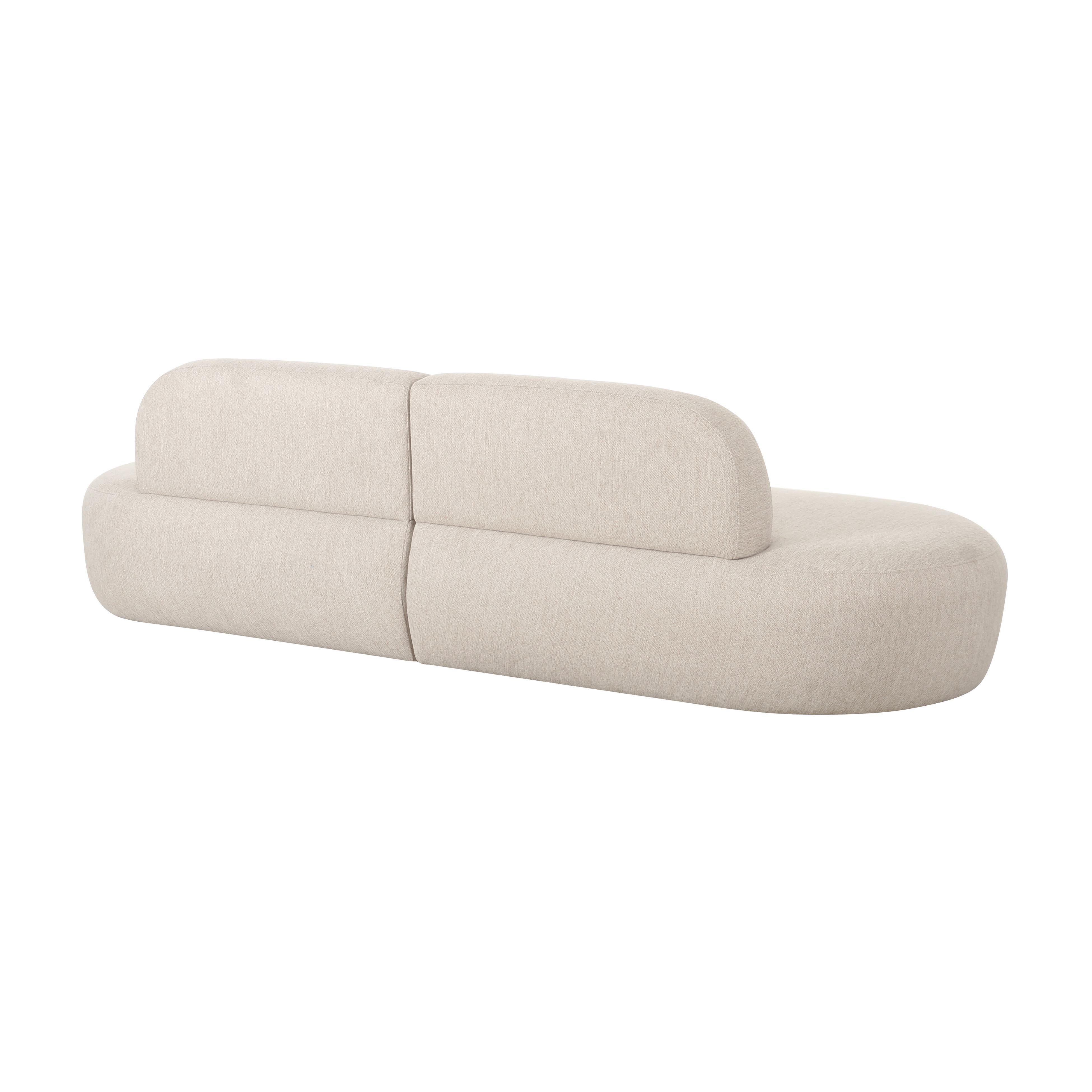 TOV Furniture Broohah Sofa, Beige, large