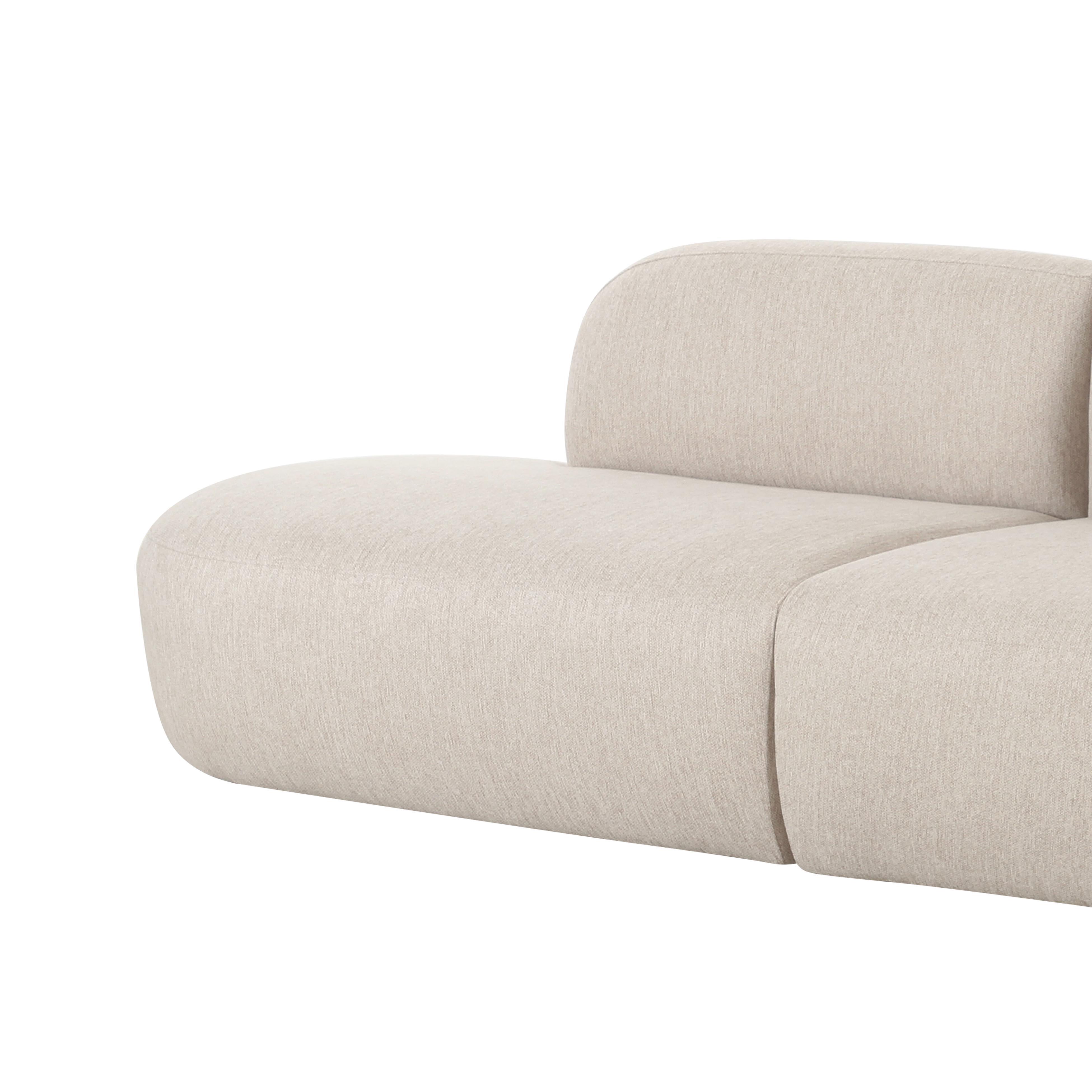 TOV Furniture Broohah Sofa, Beige, large