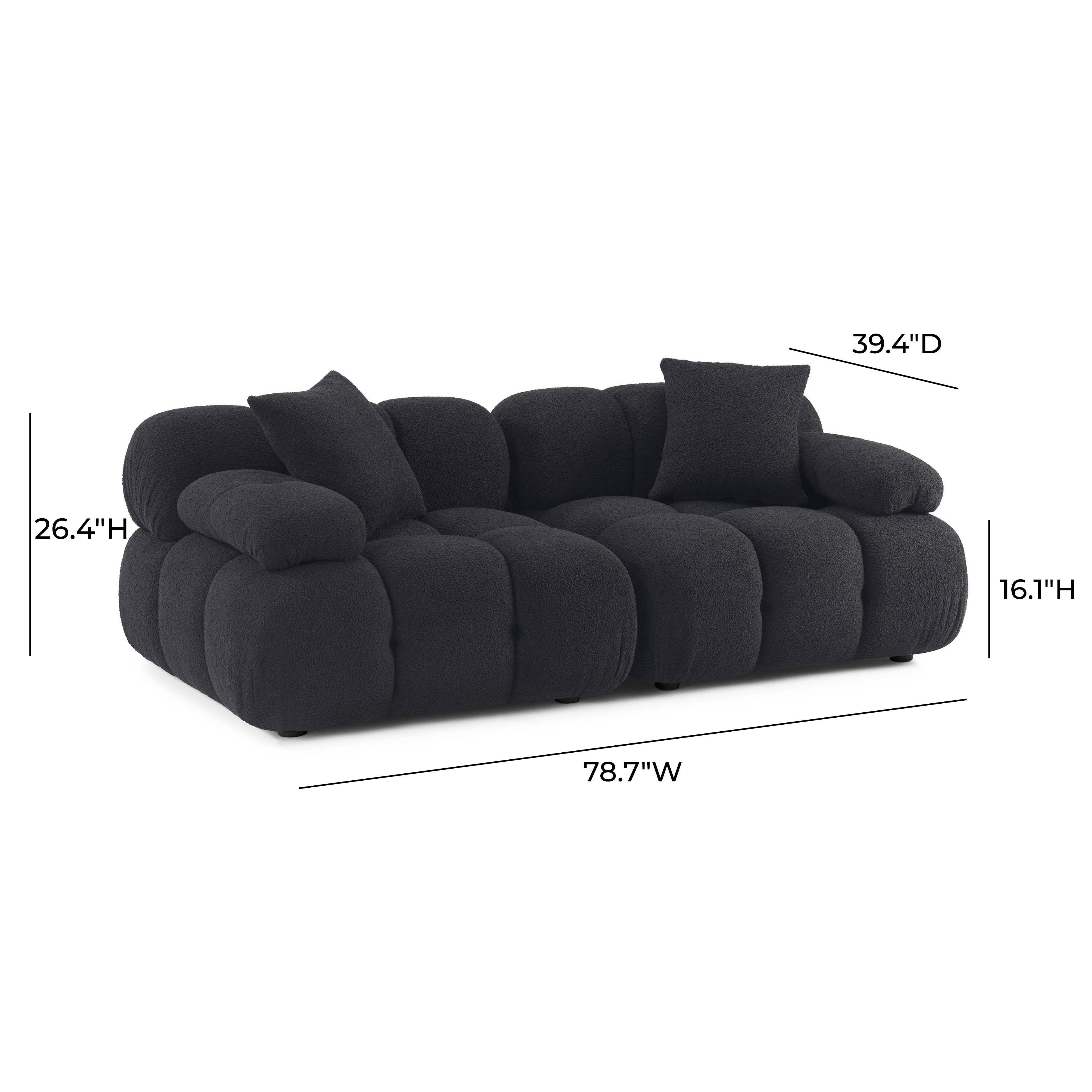 TOV Furniture Calliope Modular Loveseat, , large