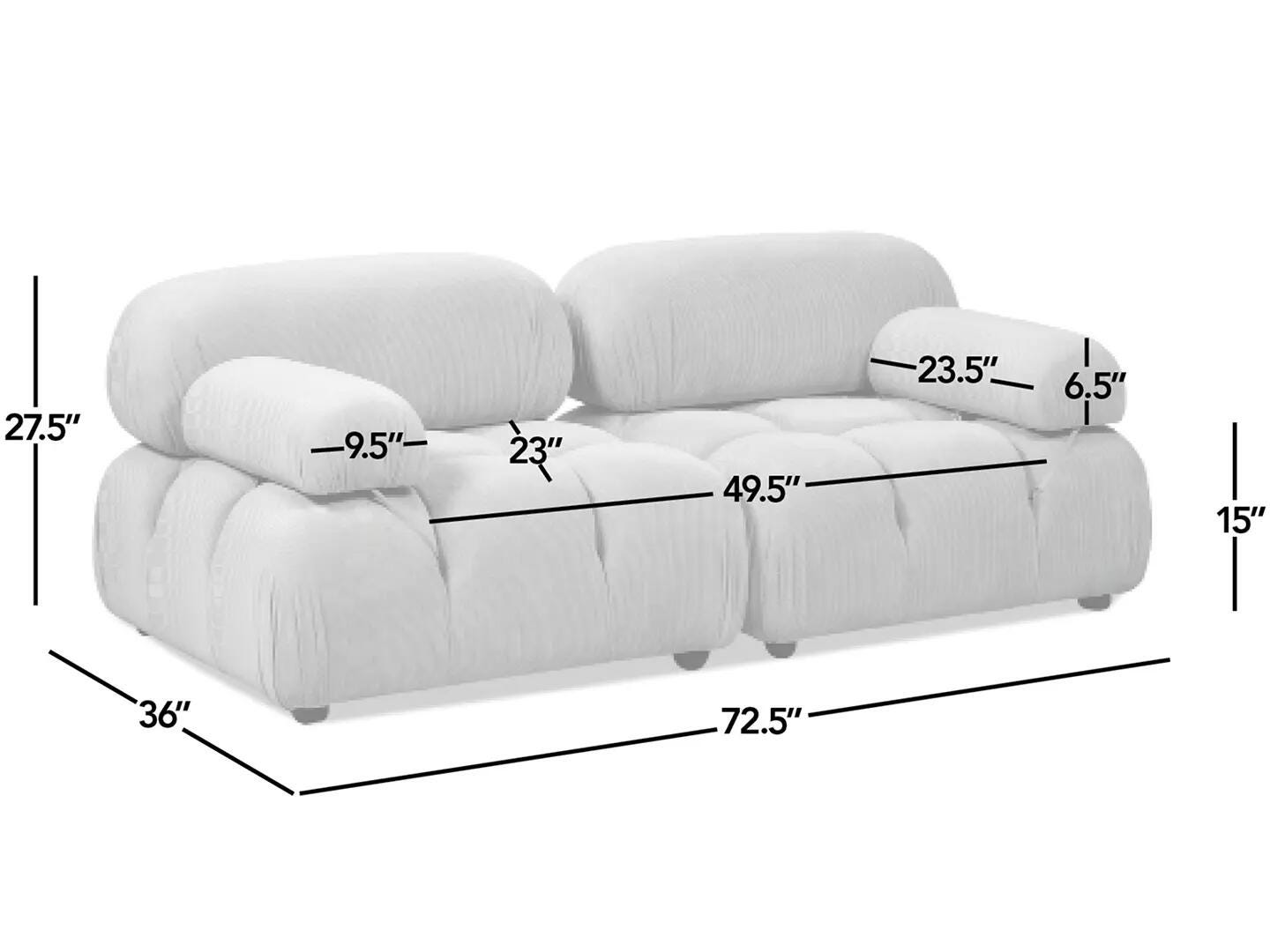 Jennifer Taylor Home Marcel Loveseat, Burnt Orange, large
