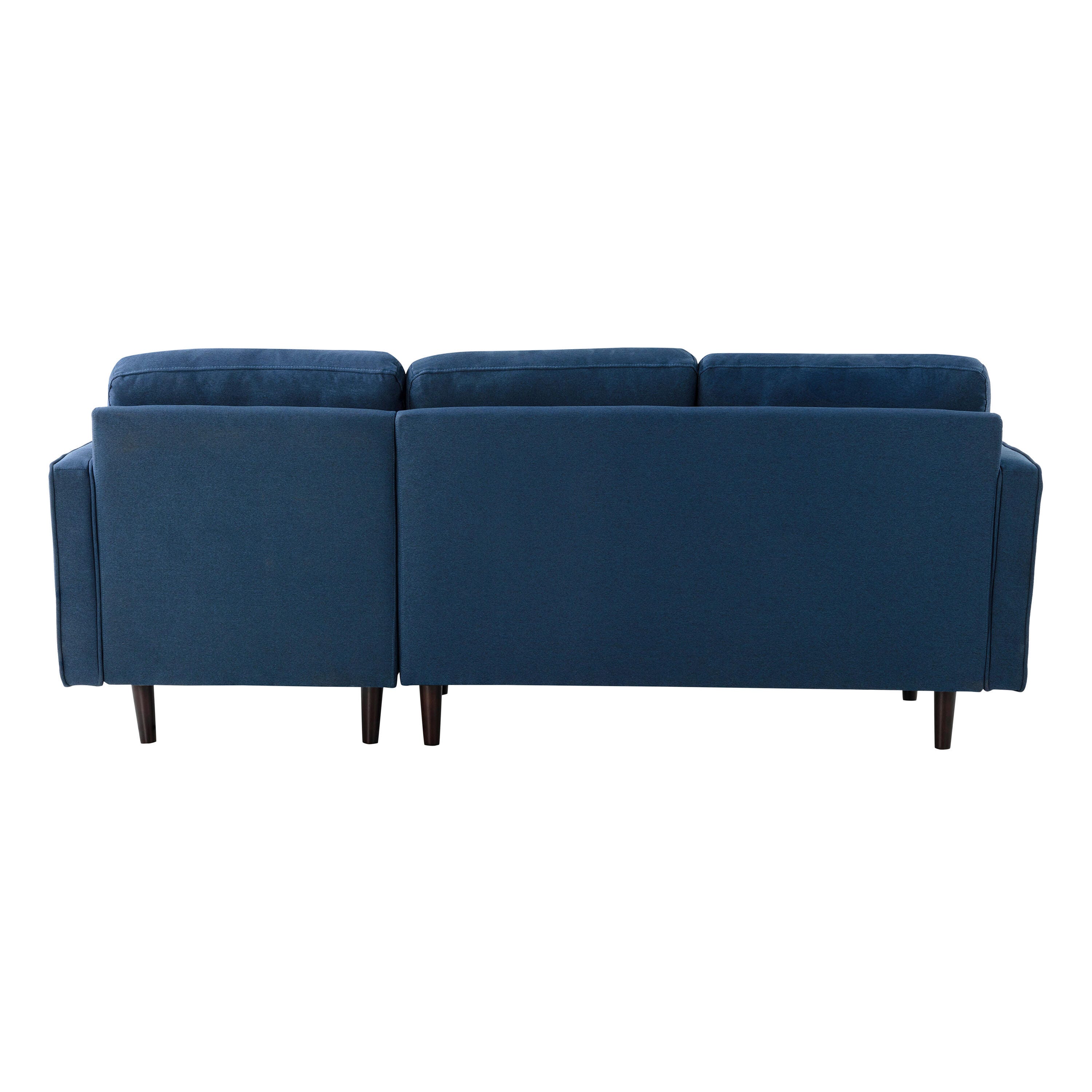 Studio Living Lansing Sectional Futon, Navy, large