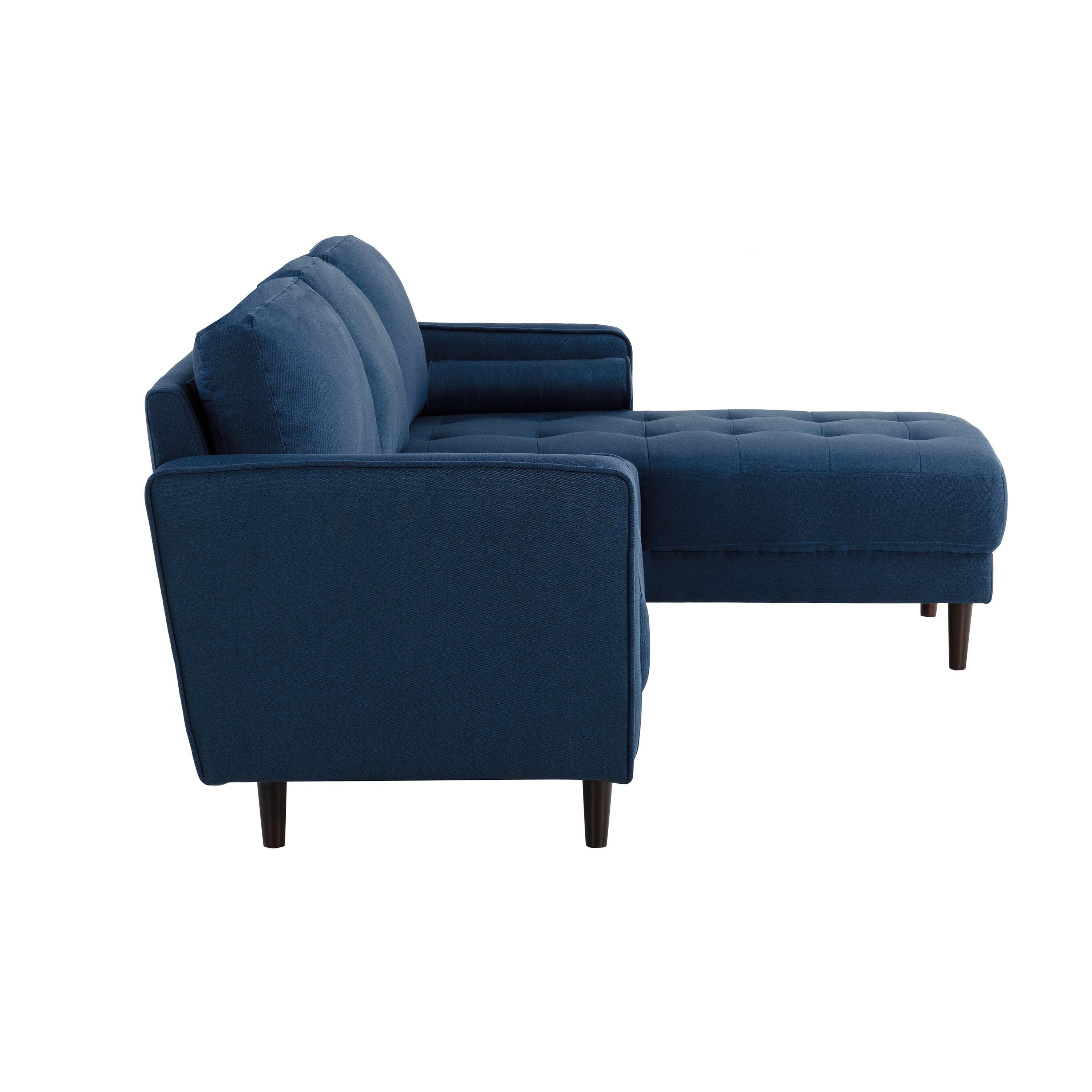 Studio Living Lansing Sectional Futon, Navy, large