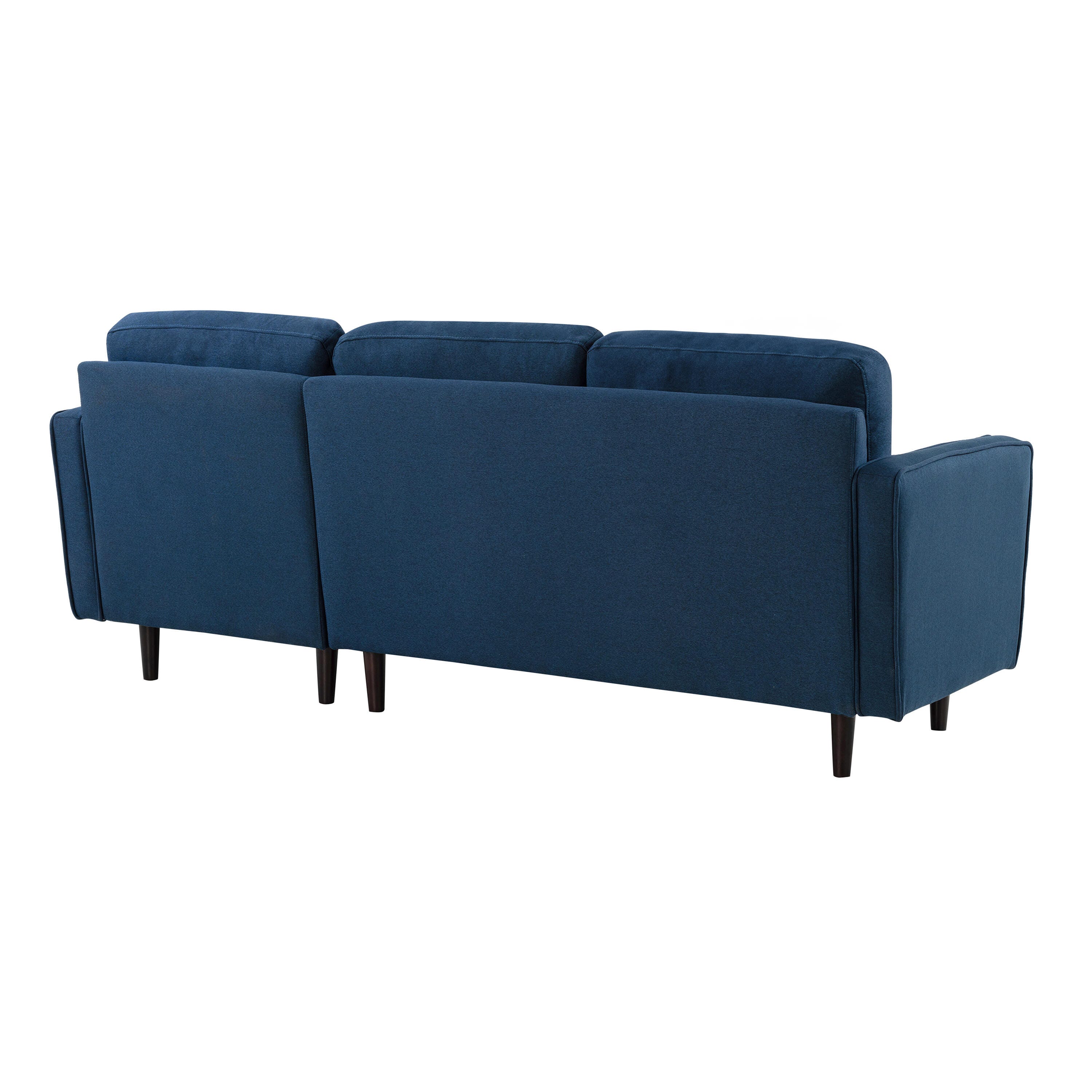 Studio Living Lansing Sectional Futon, Navy, large