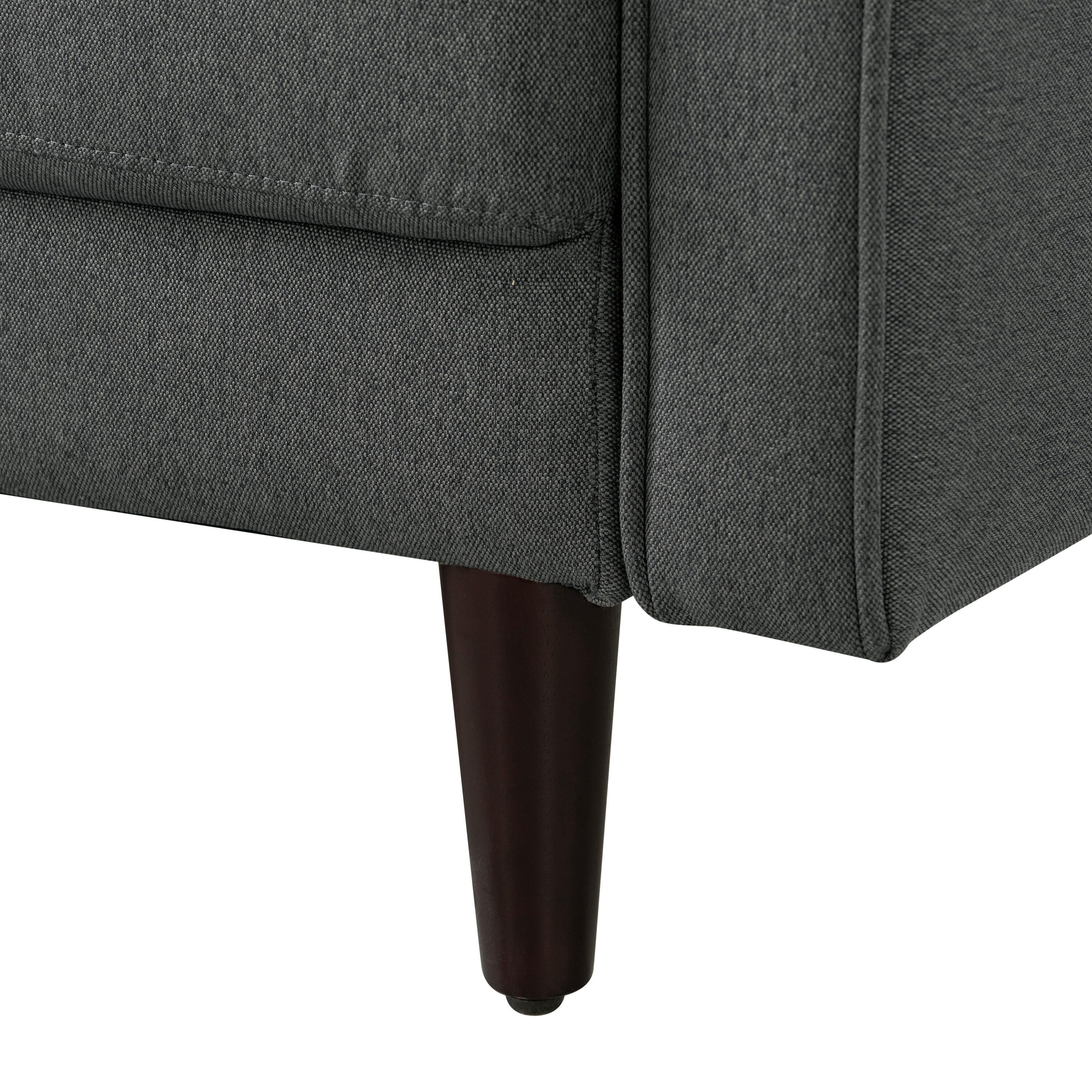 Studio Living Lansing Sectional Futon, Grey, large