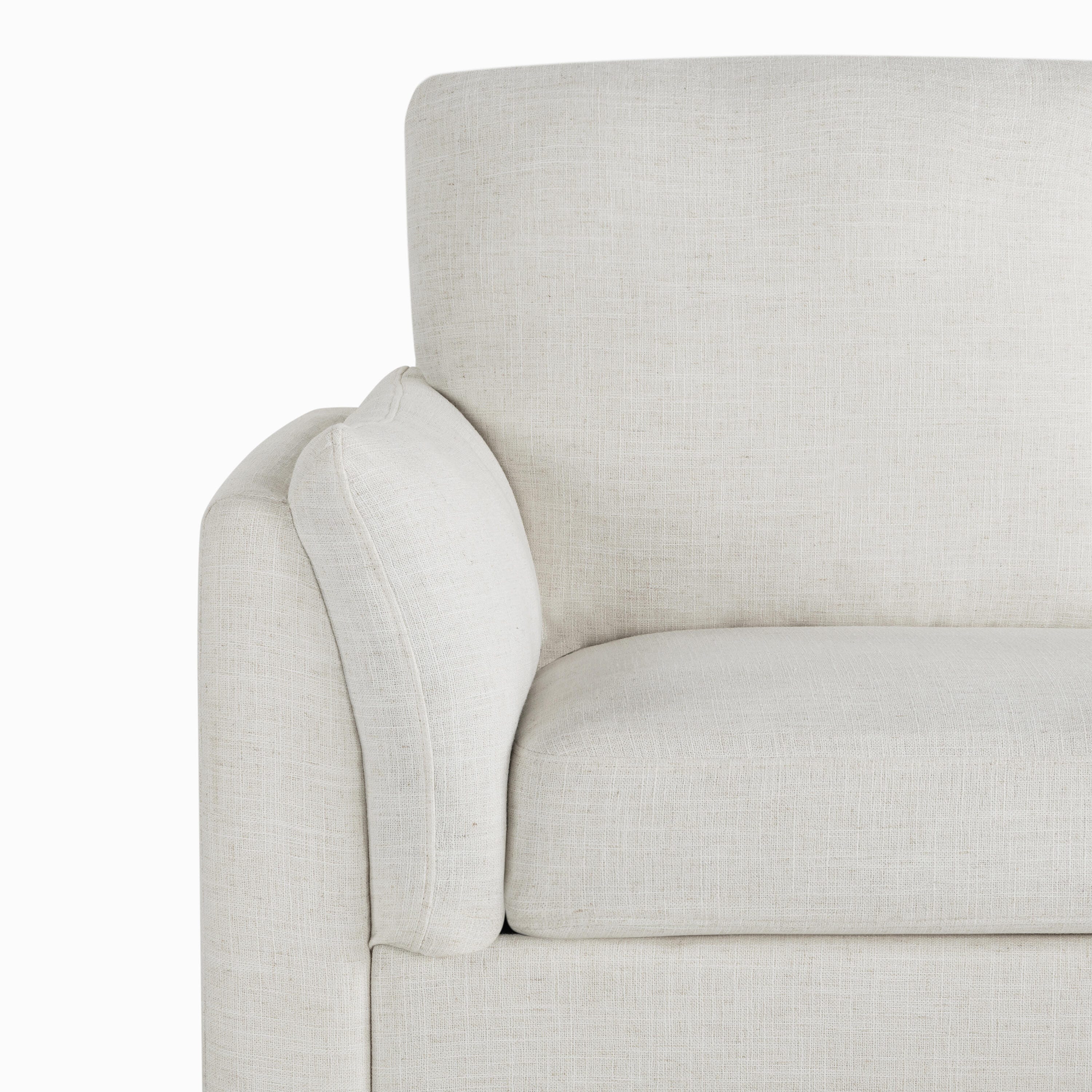 Studio Living Shoreline Sectional Futon, Cream, large