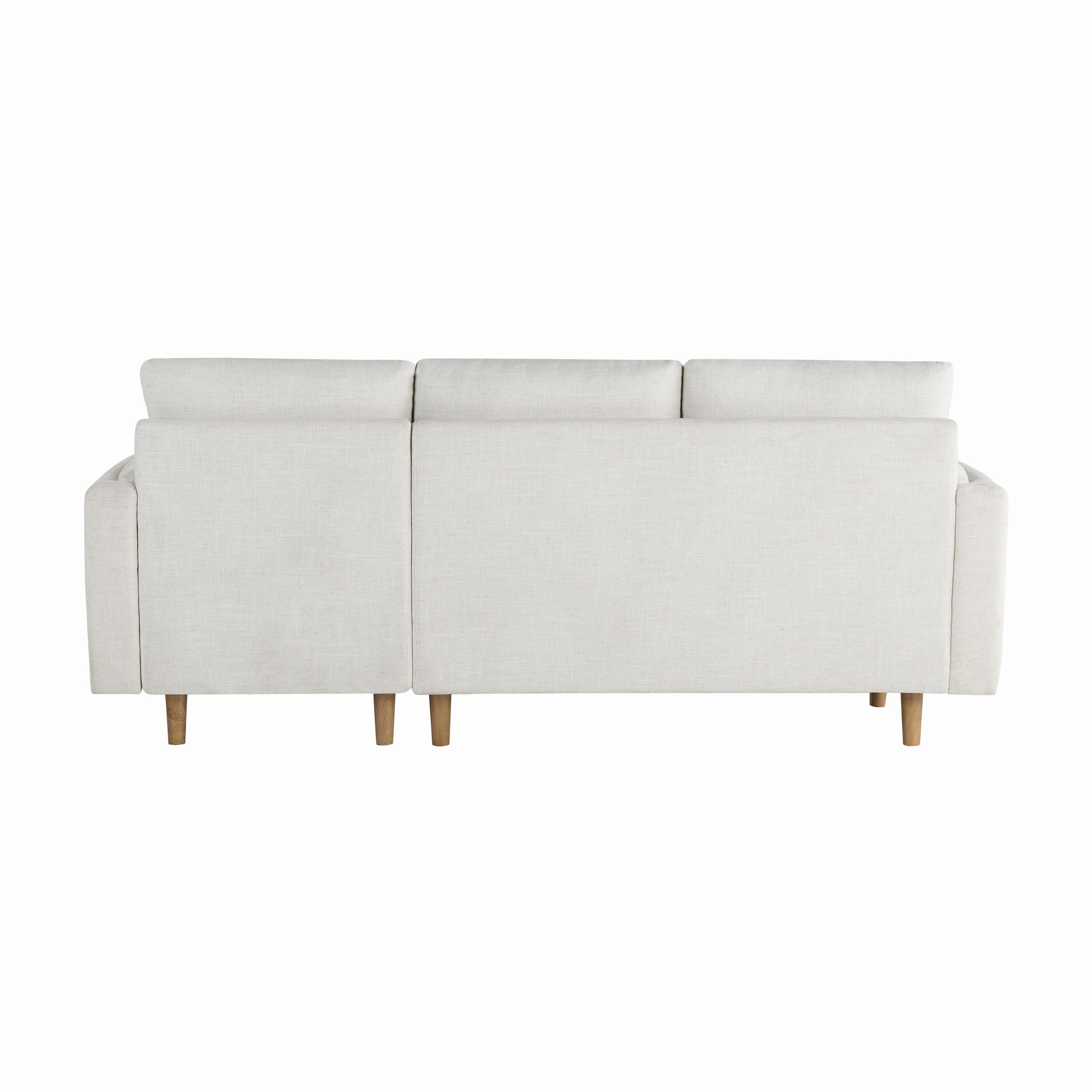 Studio Living Shoreline Sectional Futon, Cream, large