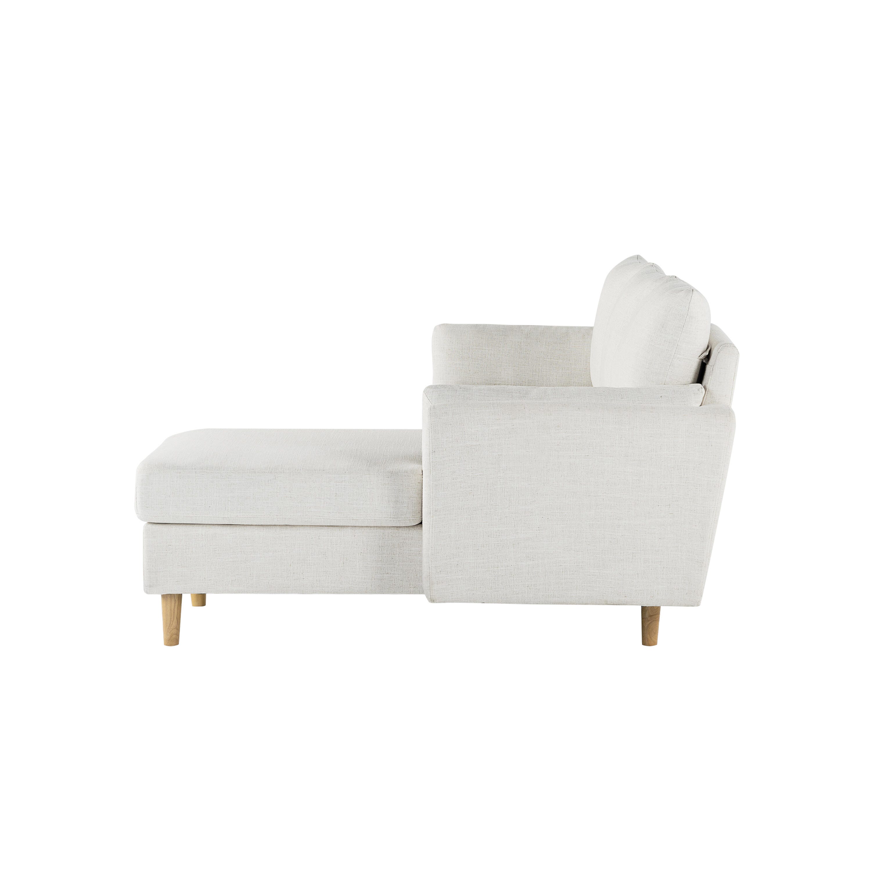 Studio Living Shoreline Sectional Futon, Cream, large