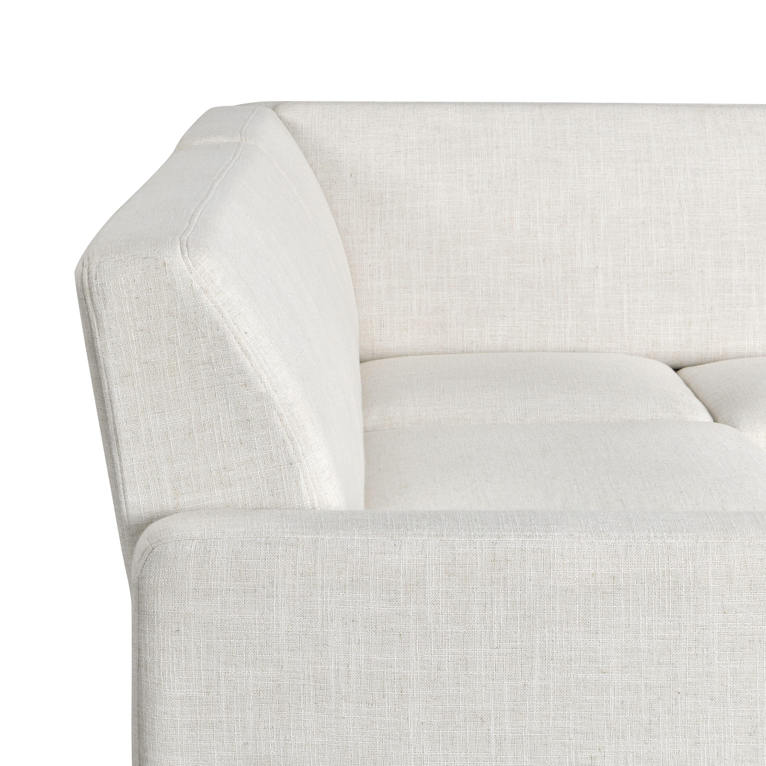 Studio Living Sienna Sectional Futon, Cream, large