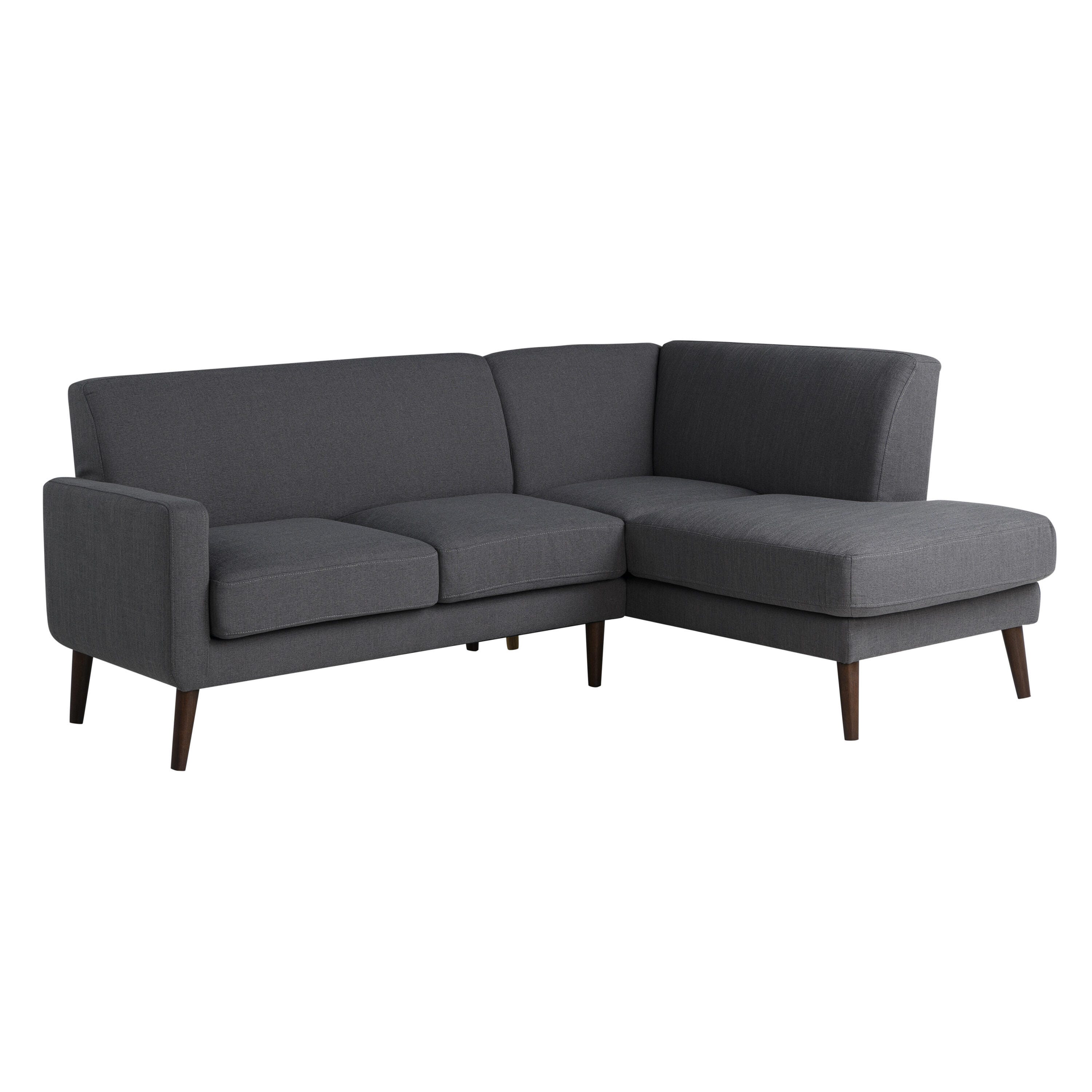 Studio Living Sienna Sectional Futon, Charcoal, large