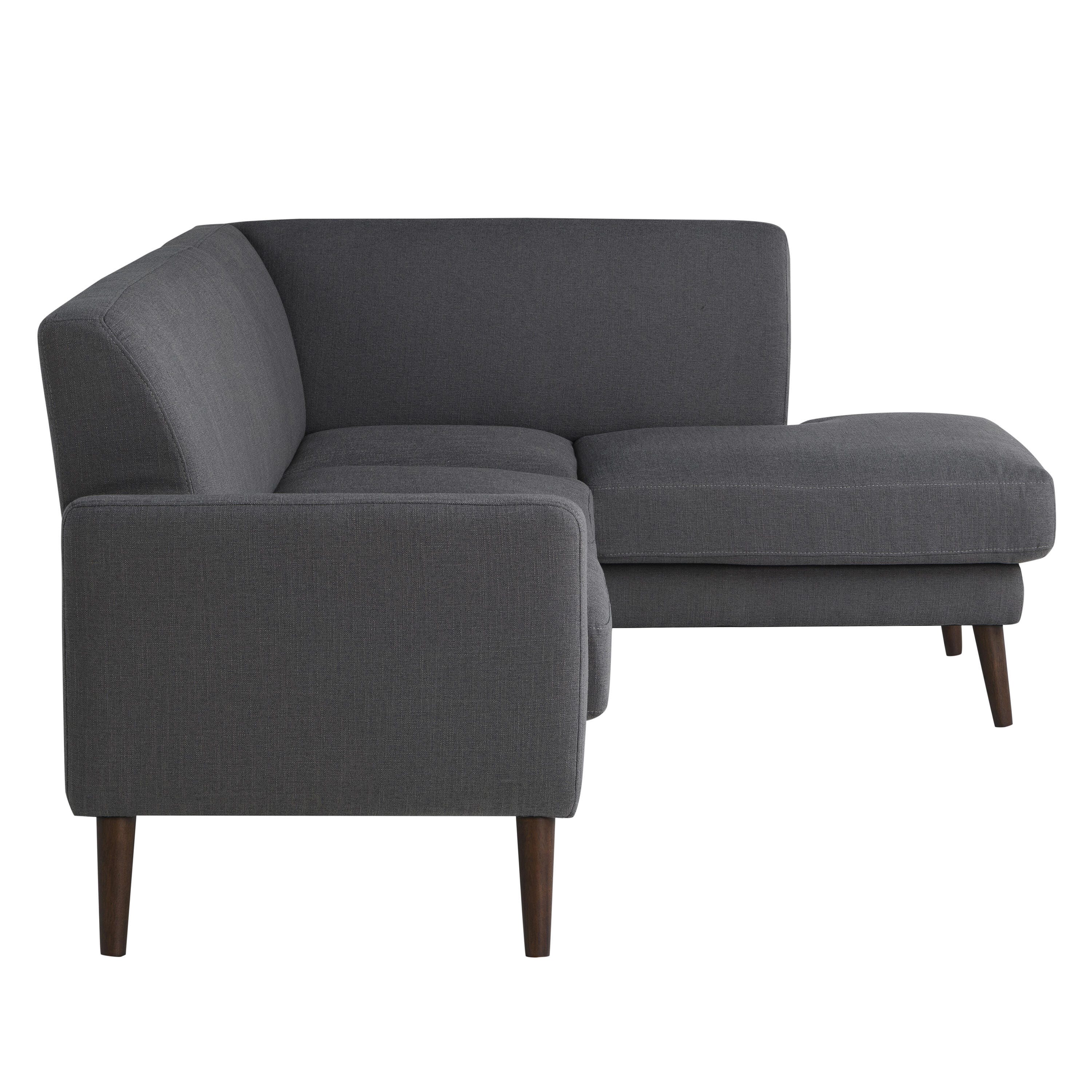 Studio Living Sienna Sectional Futon, Charcoal, large