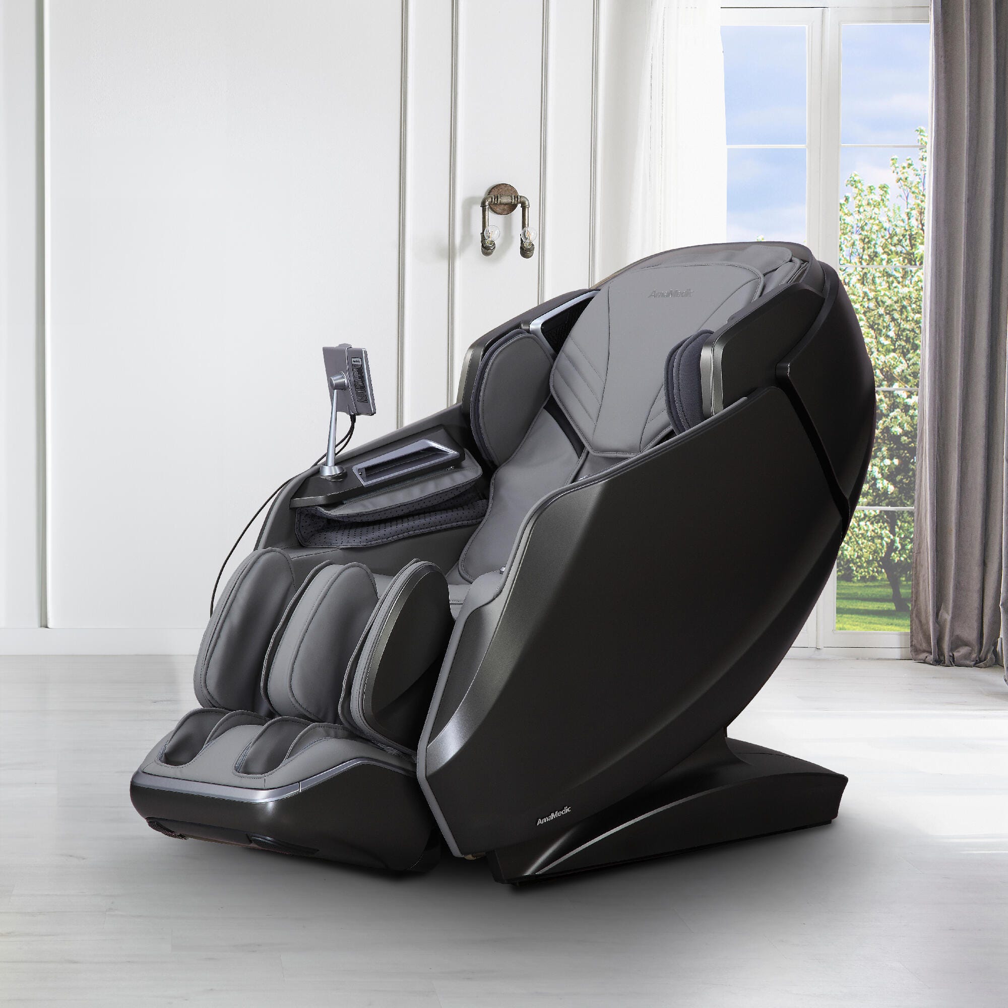 Amamedic Revive Massage Chair, Black, rollover