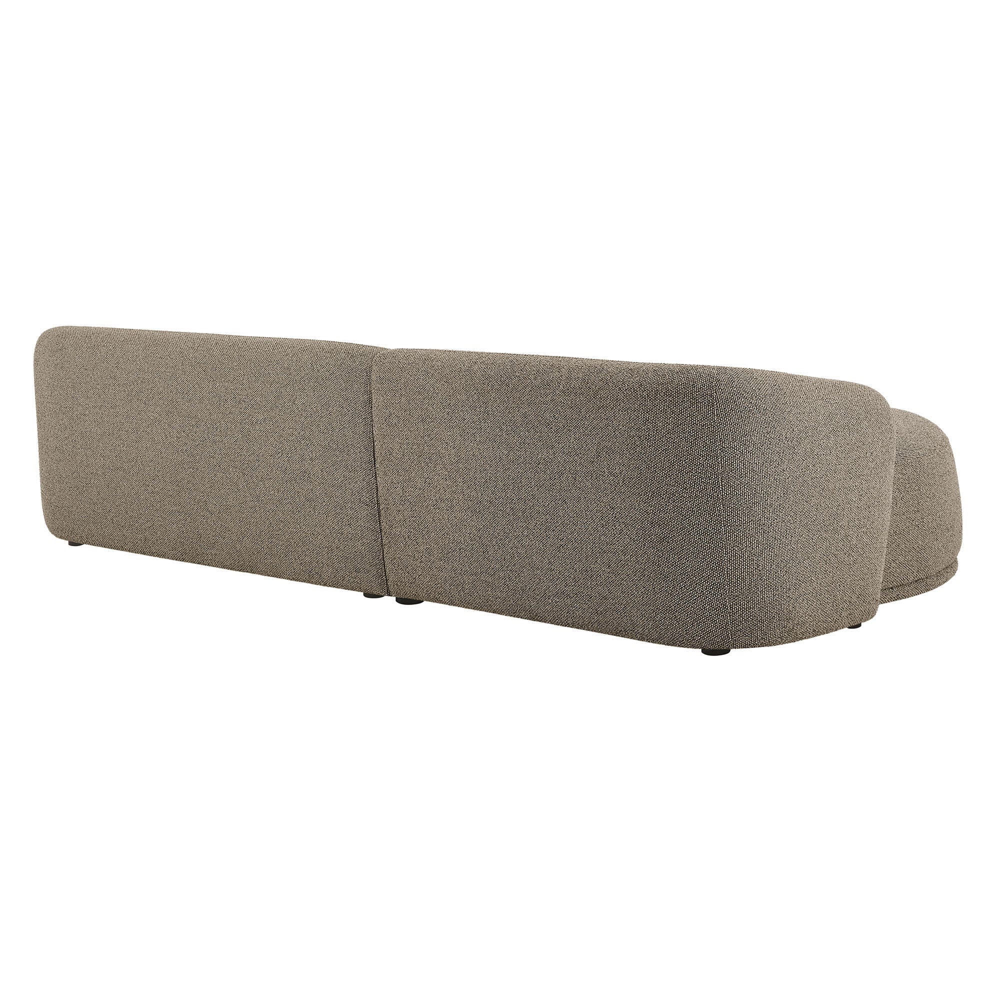 Modway Monica 2-Piece Sectional with Chaise, Earth, large