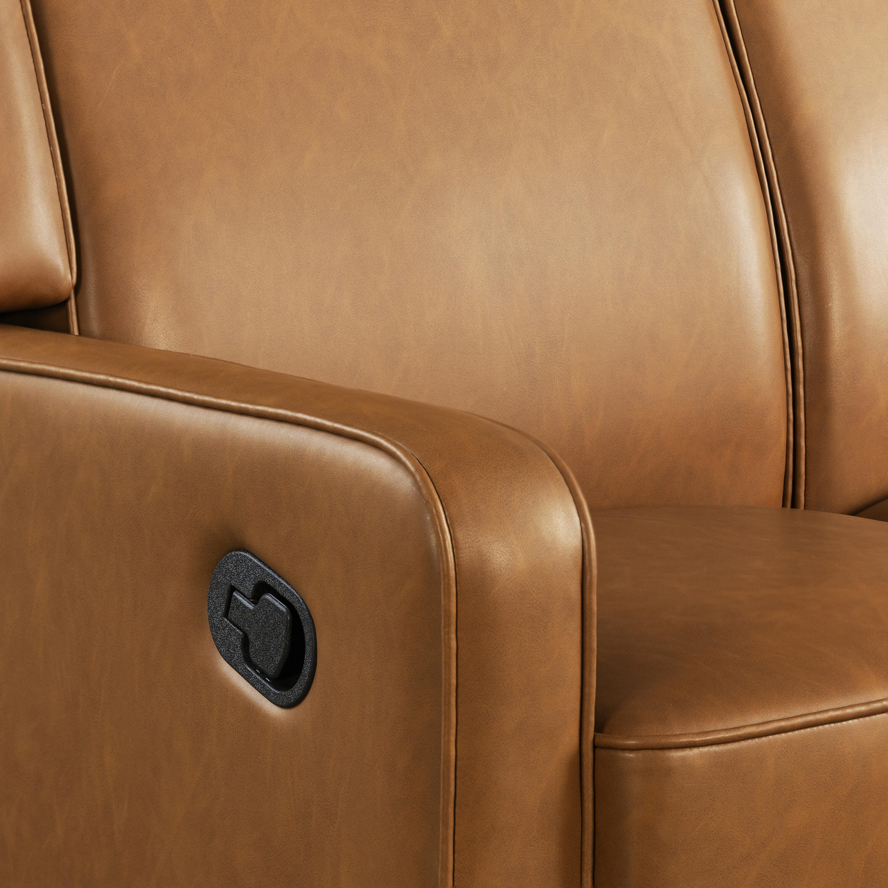 Relax-A-Lounger Emerson Manual Reclining Loveseat, Carmel, large