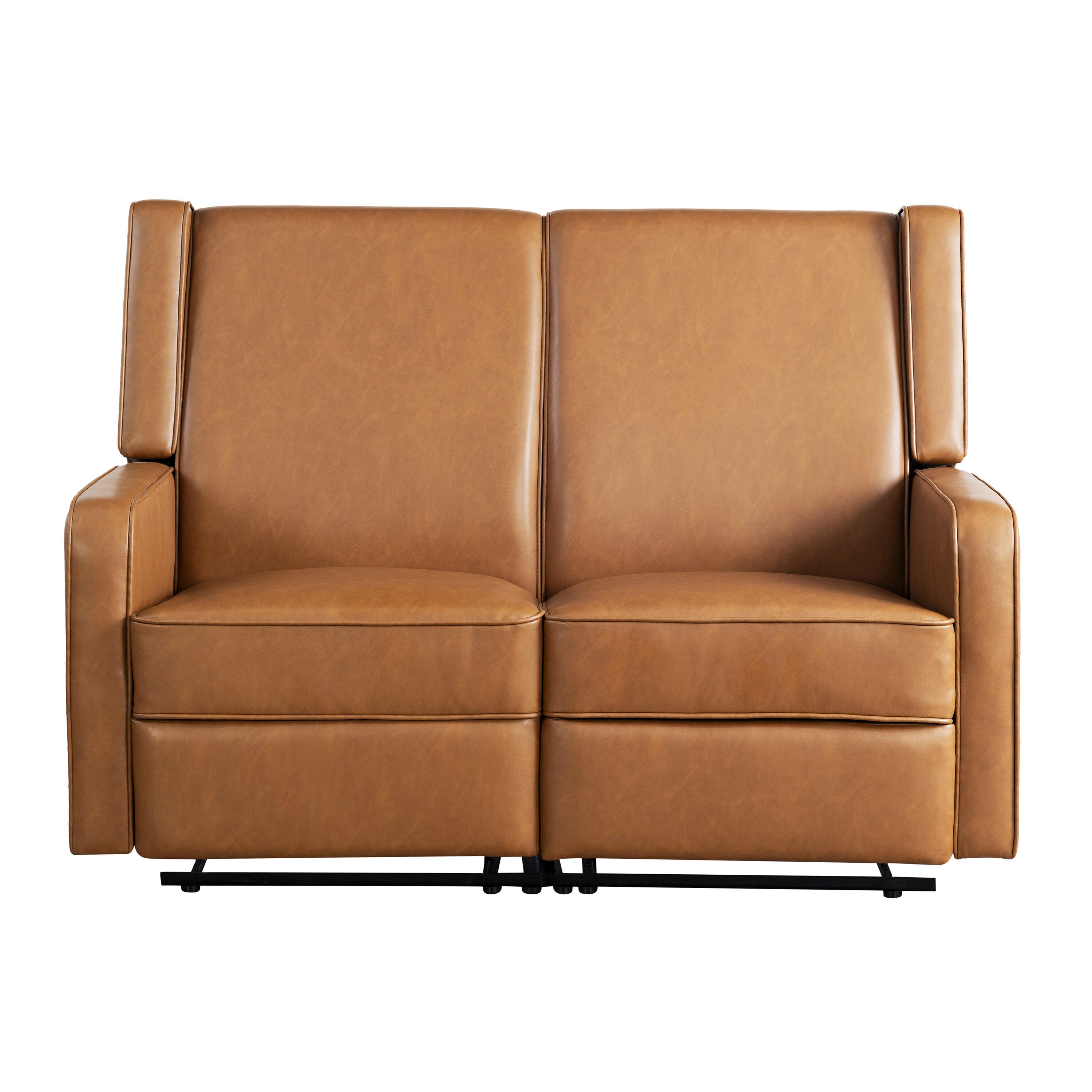 Relax-A-Lounger Emerson Manual Reclining Loveseat, Carmel, large
