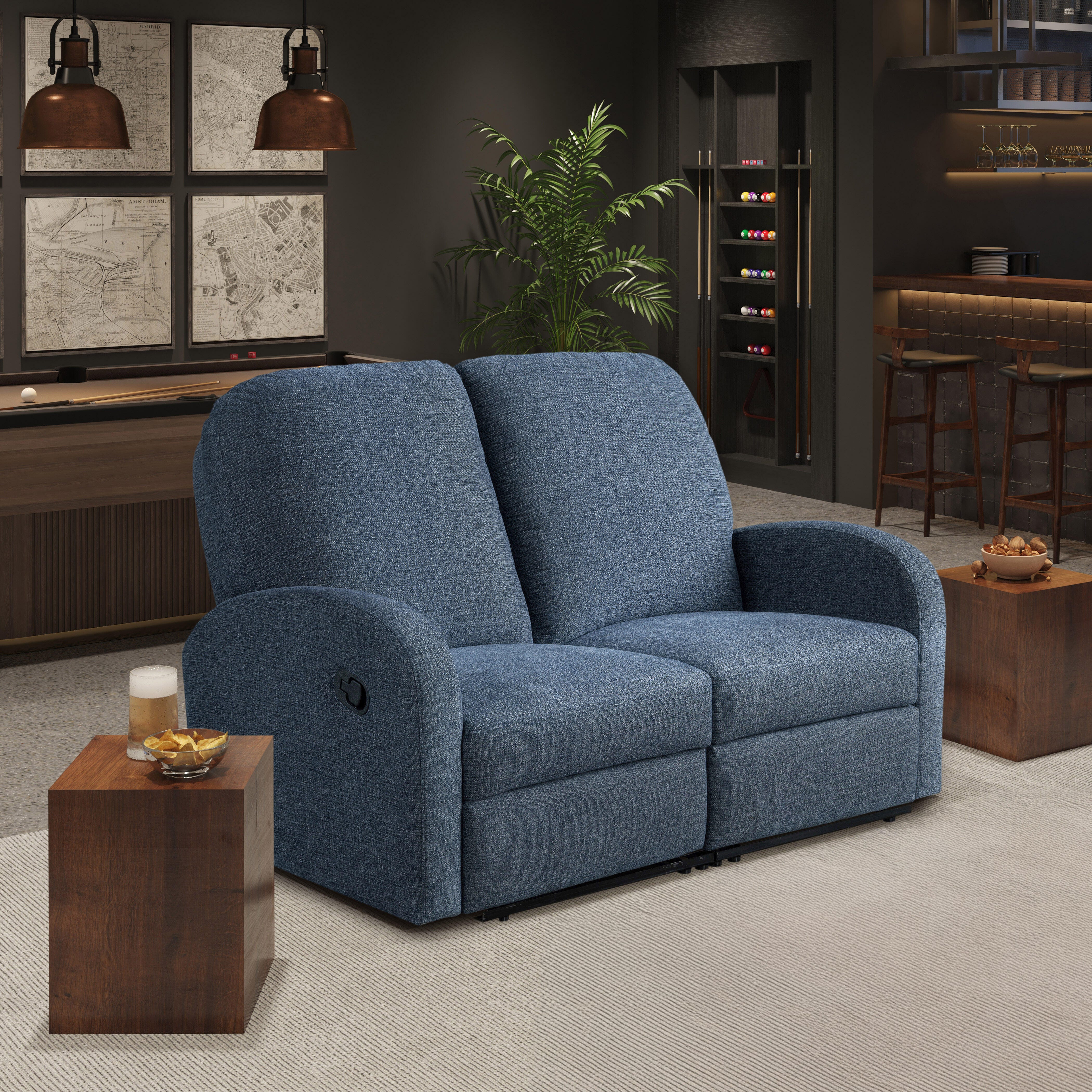 Relax-A-Lounger Paloma Manual Reclining Loveseat