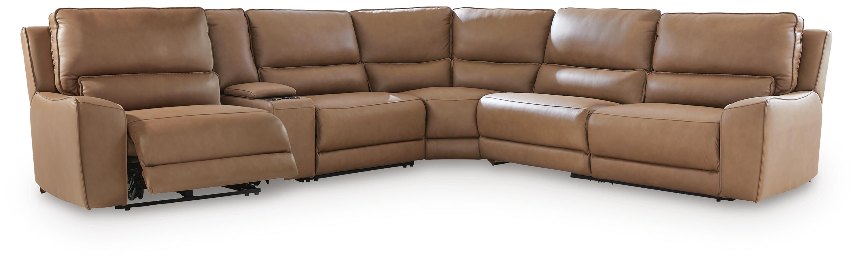Silverbrooke 6-Piece Reclining Sectional with Storage Console - image 3