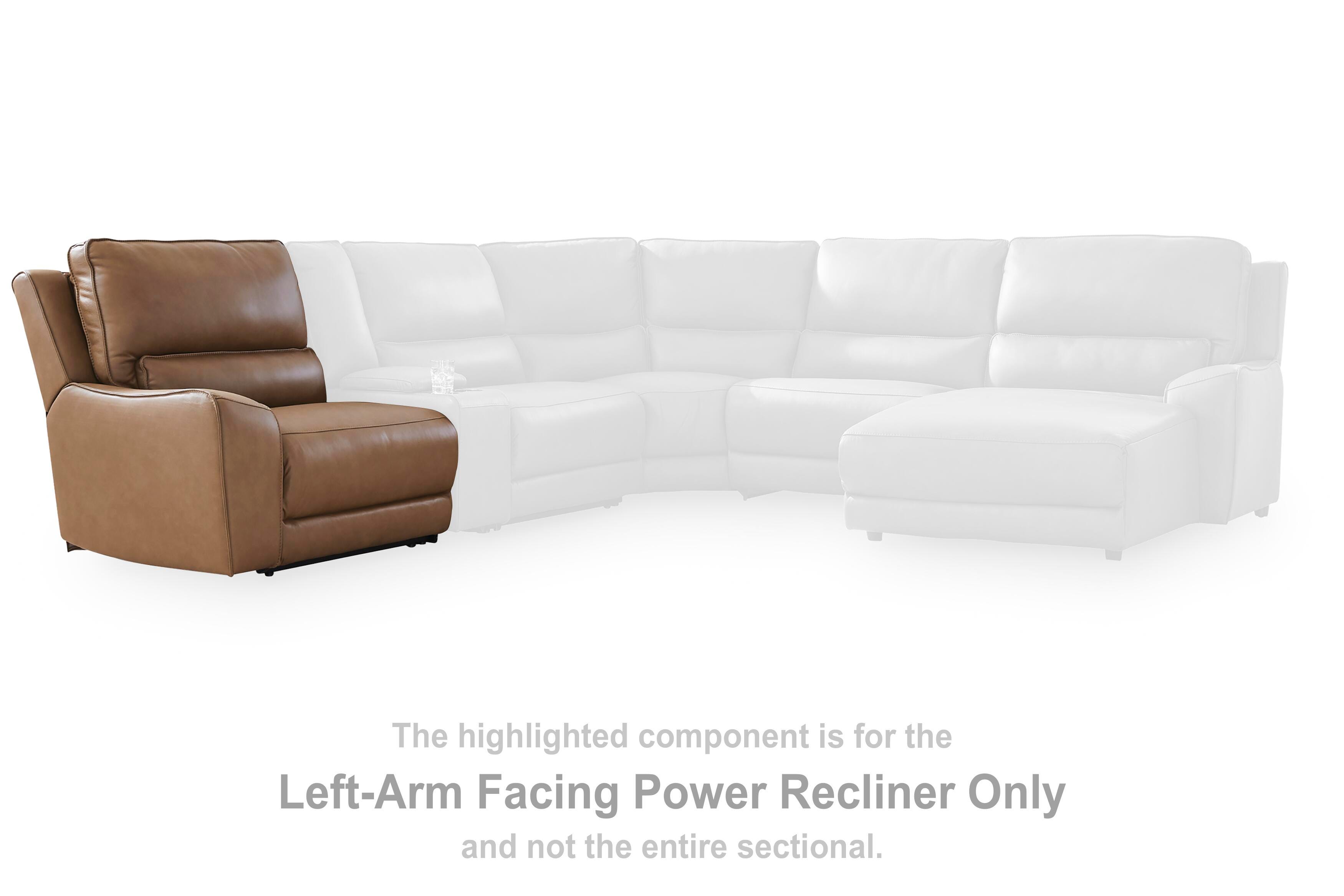 DeepWakes Left-Arm Facing Power Recliner