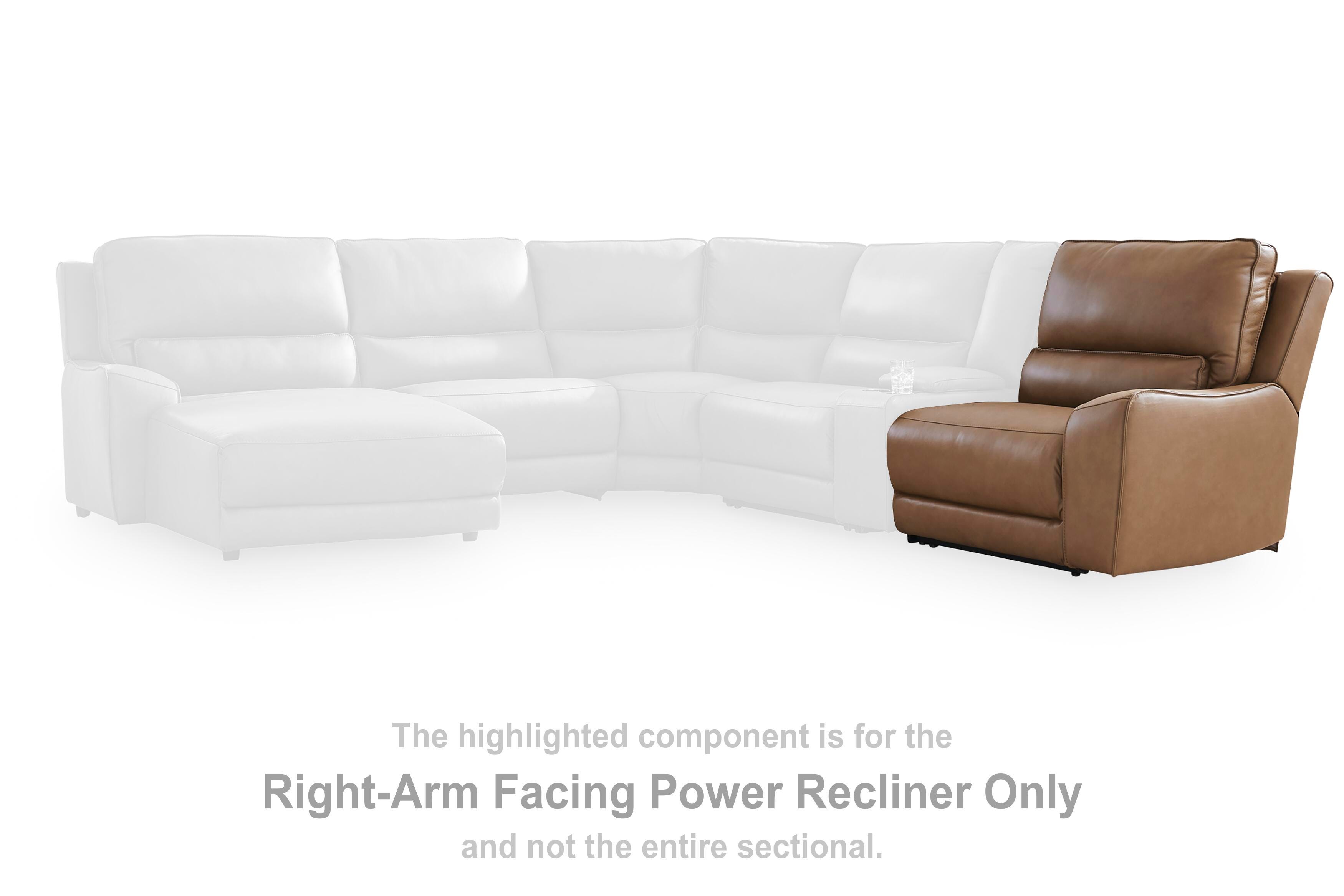 DeepWakes Right-Arm Facing Power Recliner