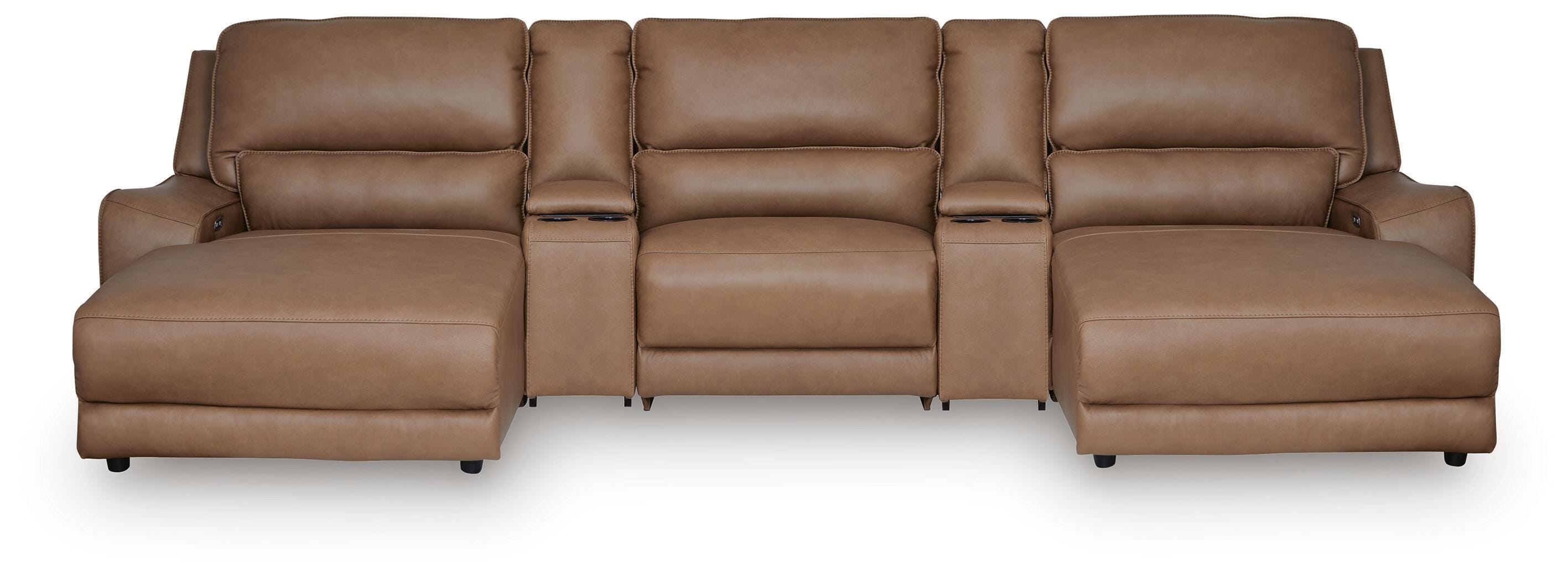 Seccional reclinable eléctrico de 5 piezas Silverbrooke con chaise longue - image 1