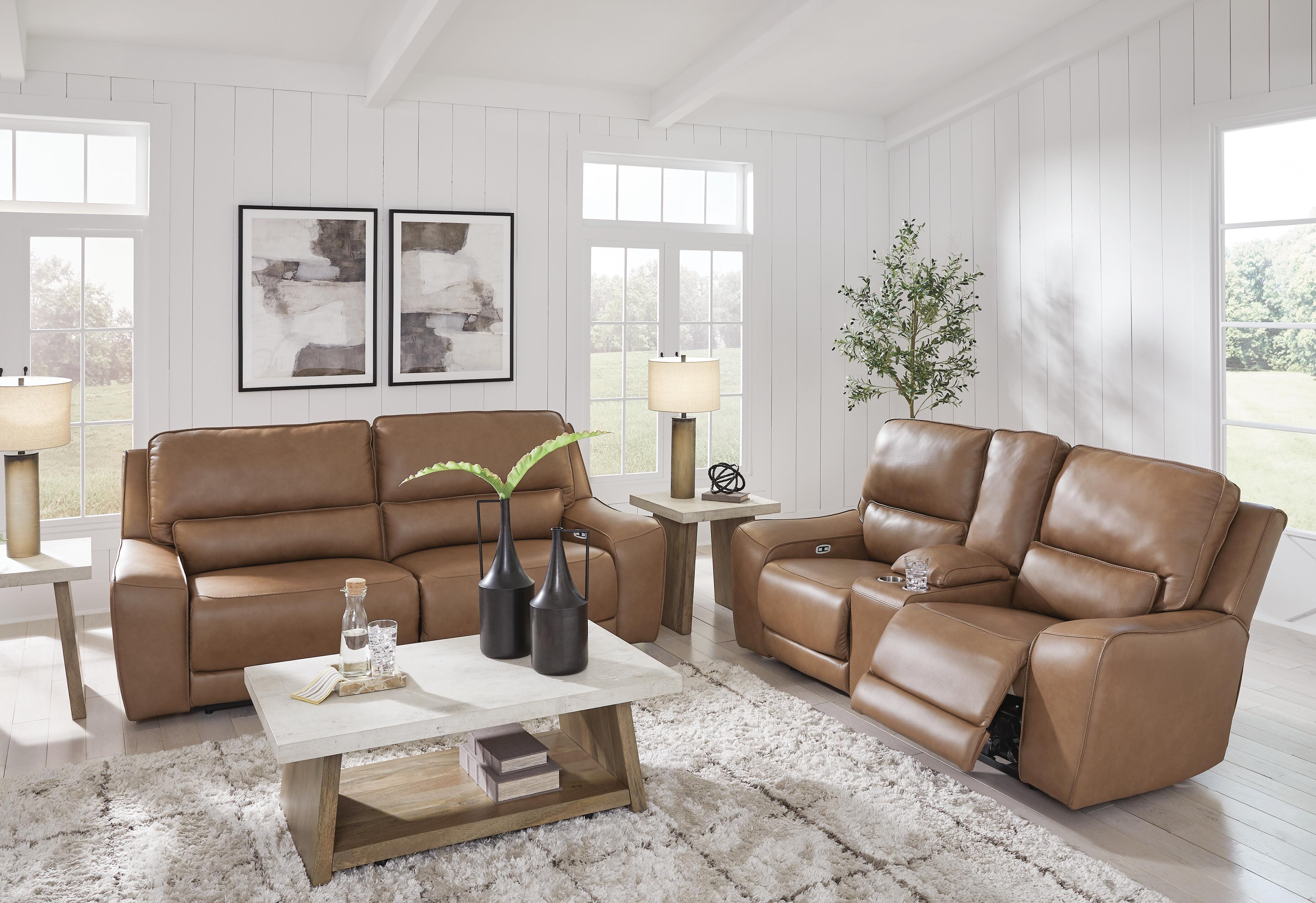 Silverbrooke Sofa and Loveseat, Caramel, large