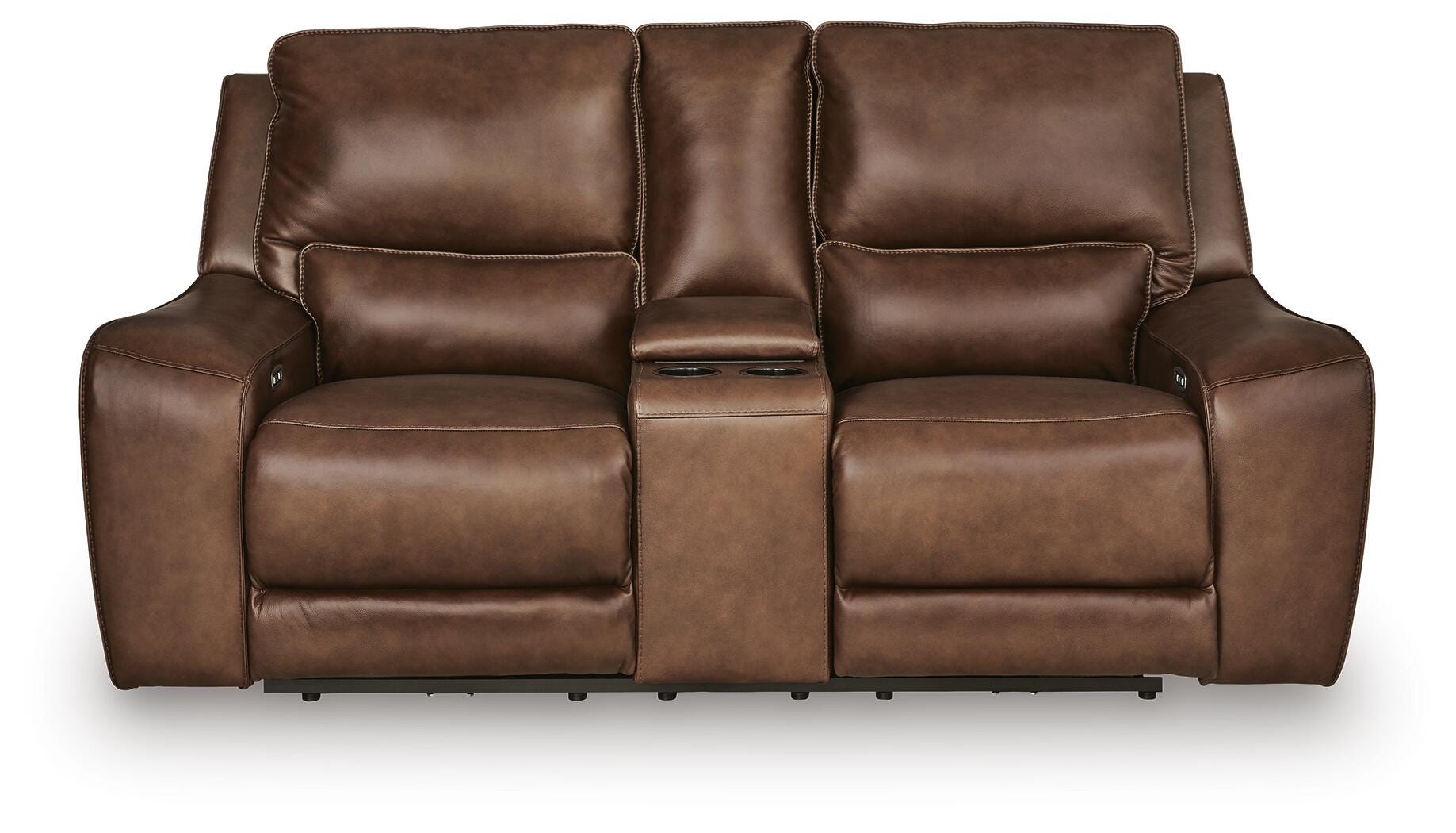 Silverbrooke Power Reclining Loveseat with Console - image 3