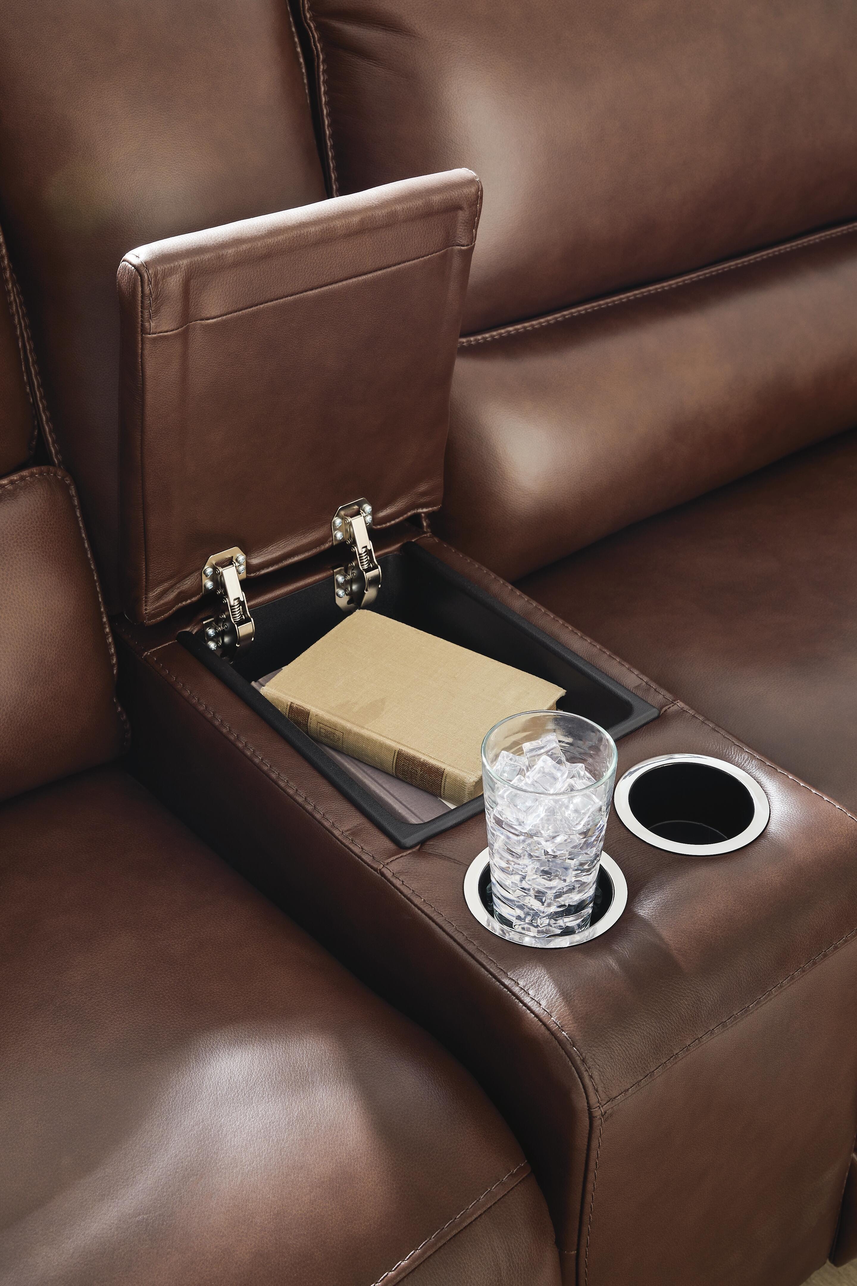 Silverbrooke 6-Piece Reclining Sectional with Storage Console - image 4