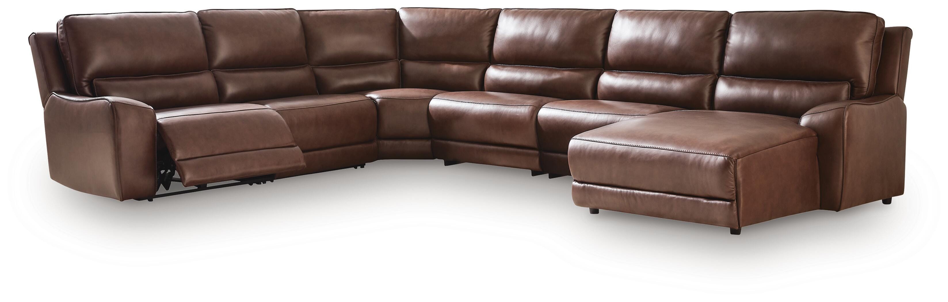 Silverbrooke 6-Piece Reclining Sectional with Chaise - image 1