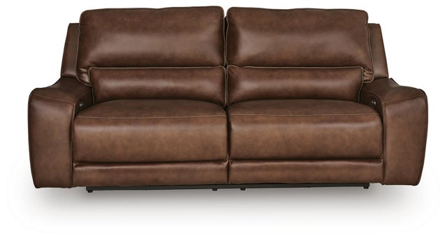 Silverbrooke 2-Piece Leather Dual Power Reclining Modular Loveseat