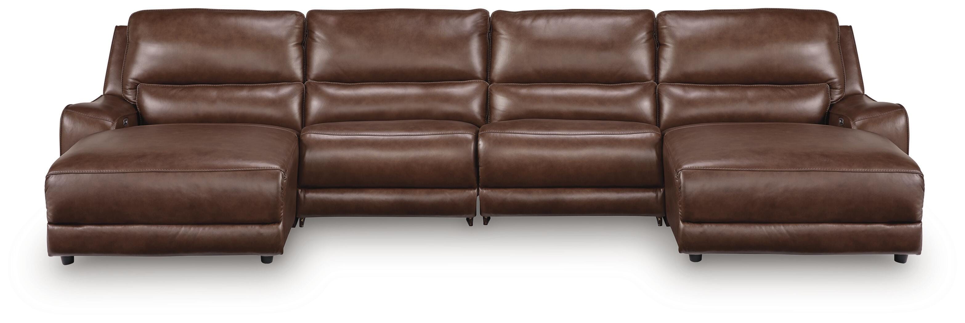Silverbrooke 4-Piece Reclining Sectional with Double Chaise - image 1