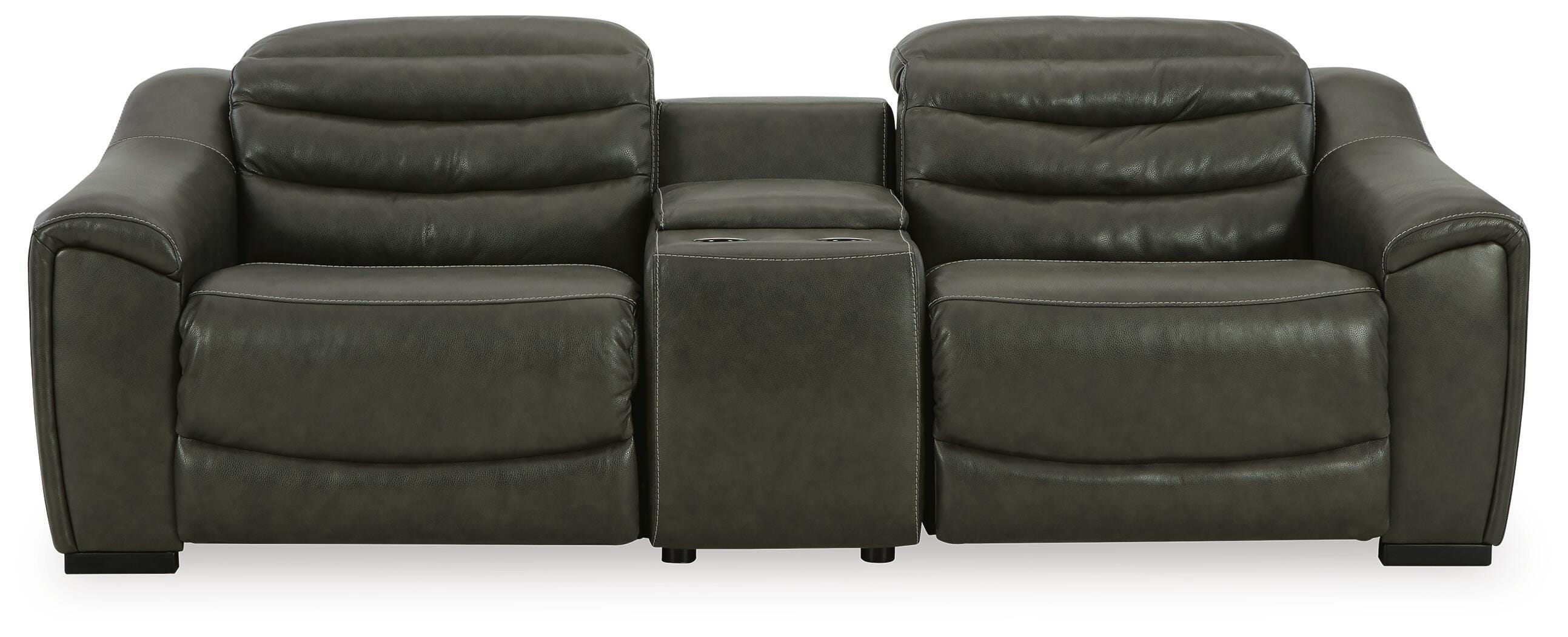 Center Line 3-Piece Power Reclining Loveseat with Console - image 1