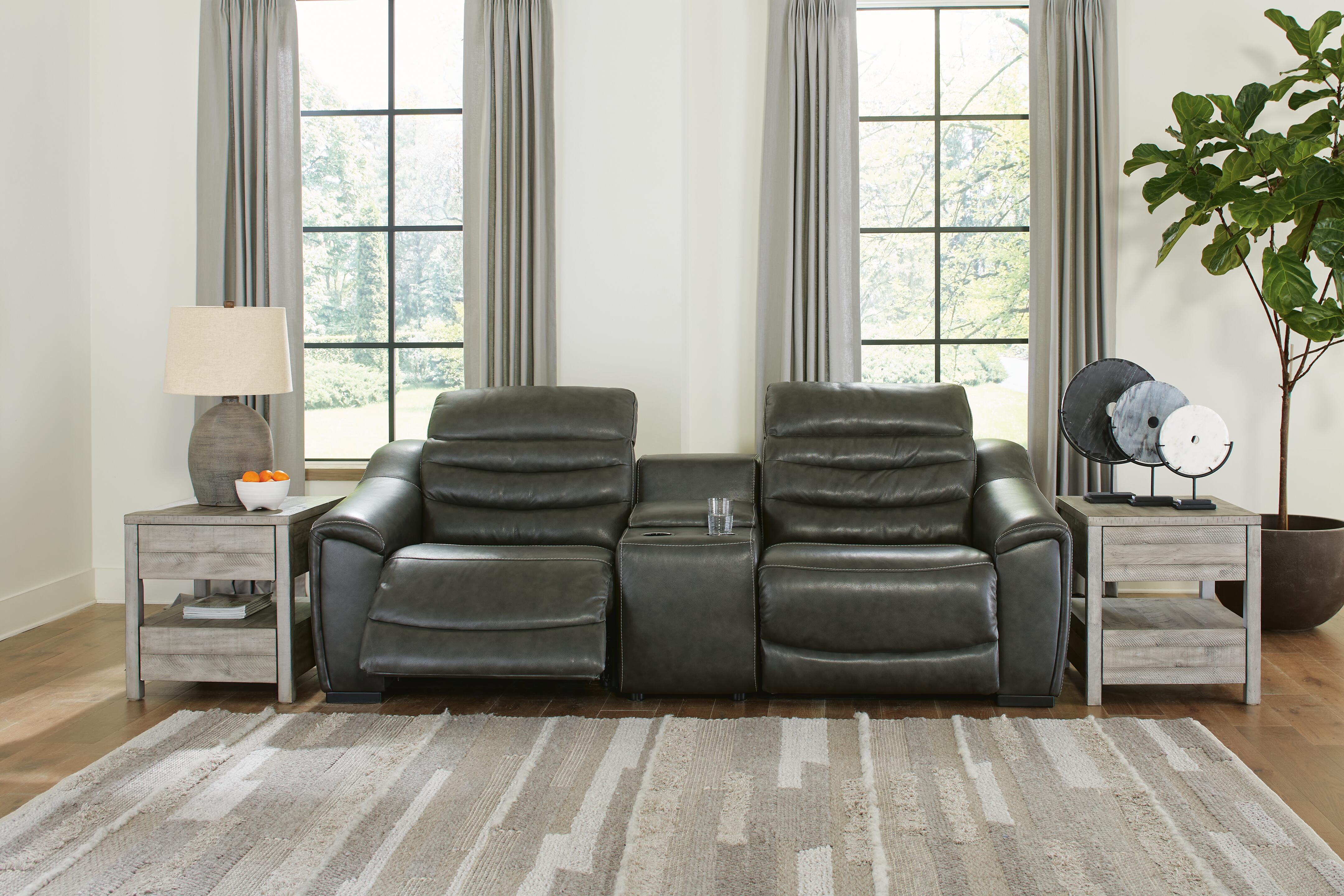 Center Line 3-Piece Power Reclining Loveseat with Console - image 3