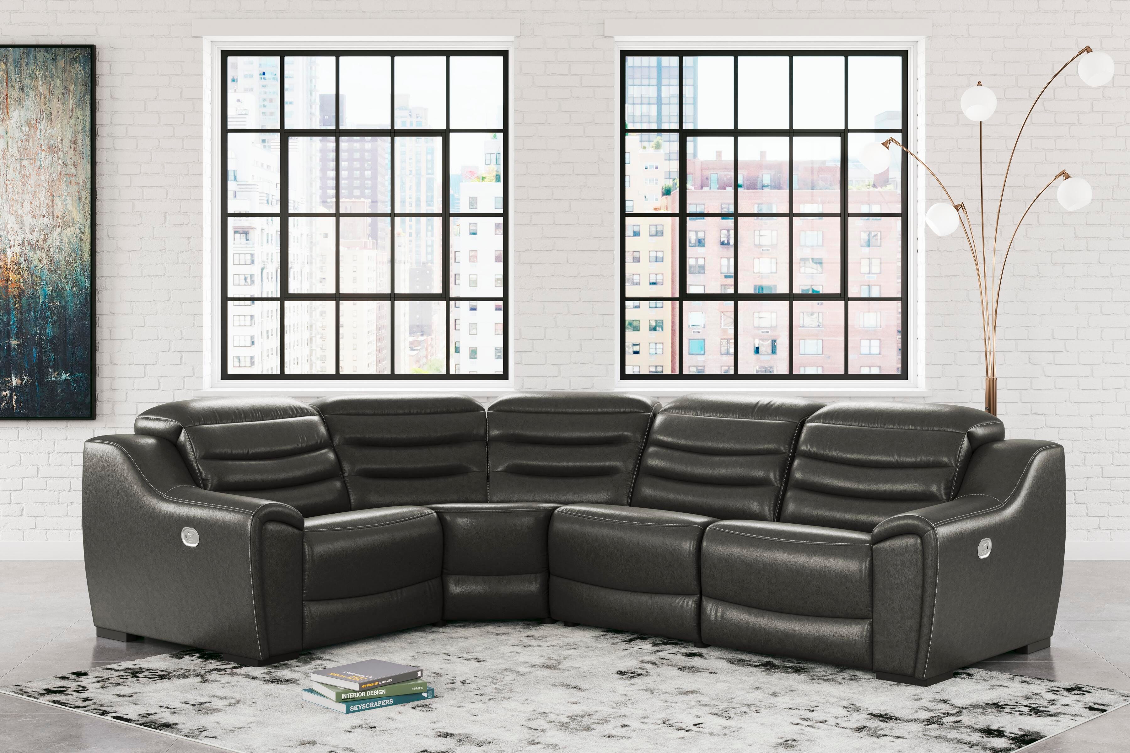 Center Line 4-Piece Power Reclining Sectional - image 1