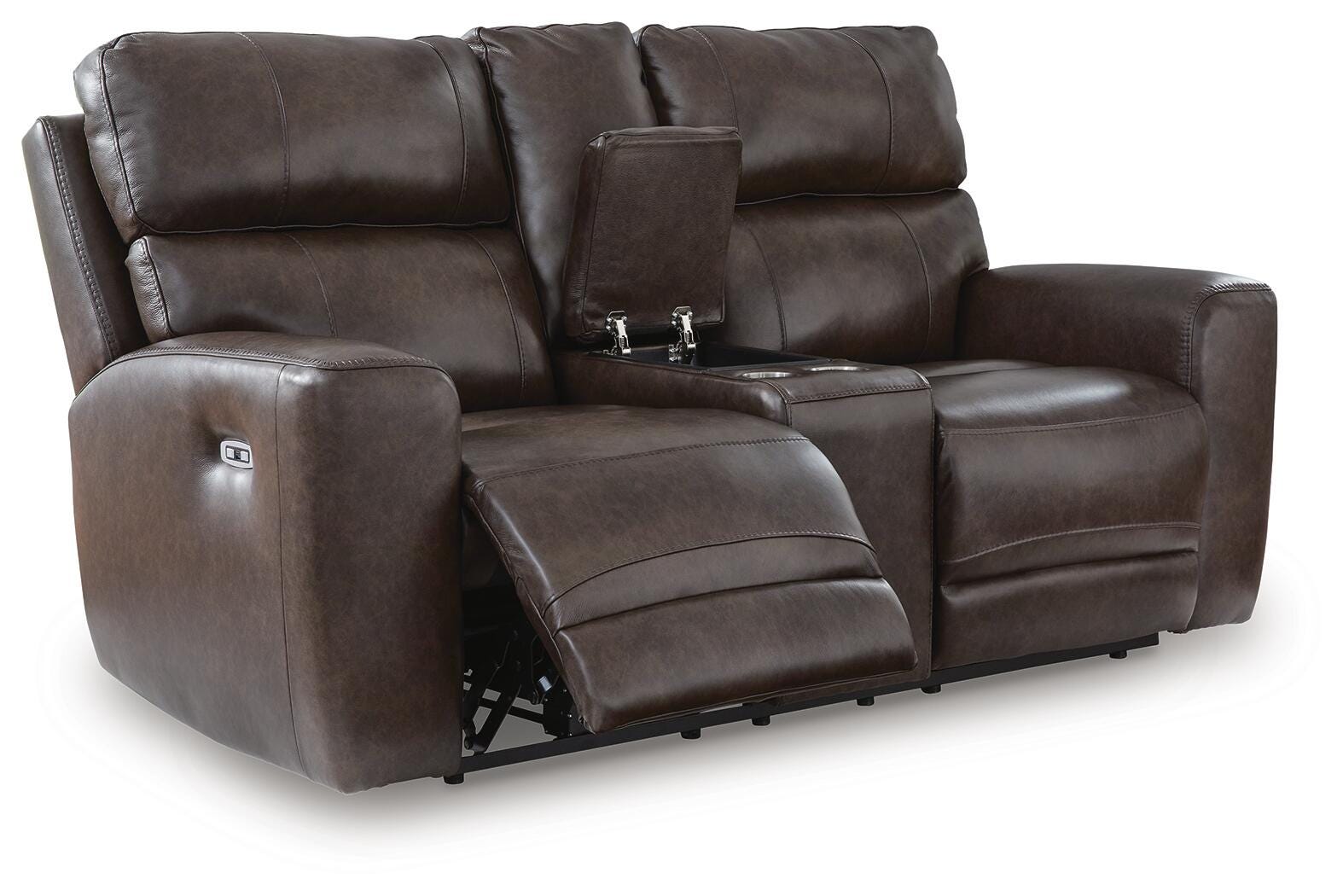 Beadel Power Reclining Loveseat with Console - image 3