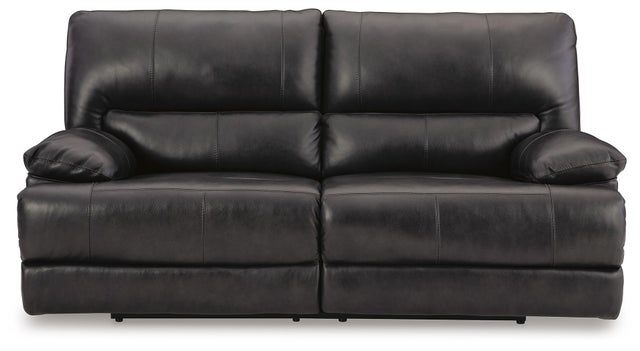 Mountainous Dual Power Leather Reclining Sofa