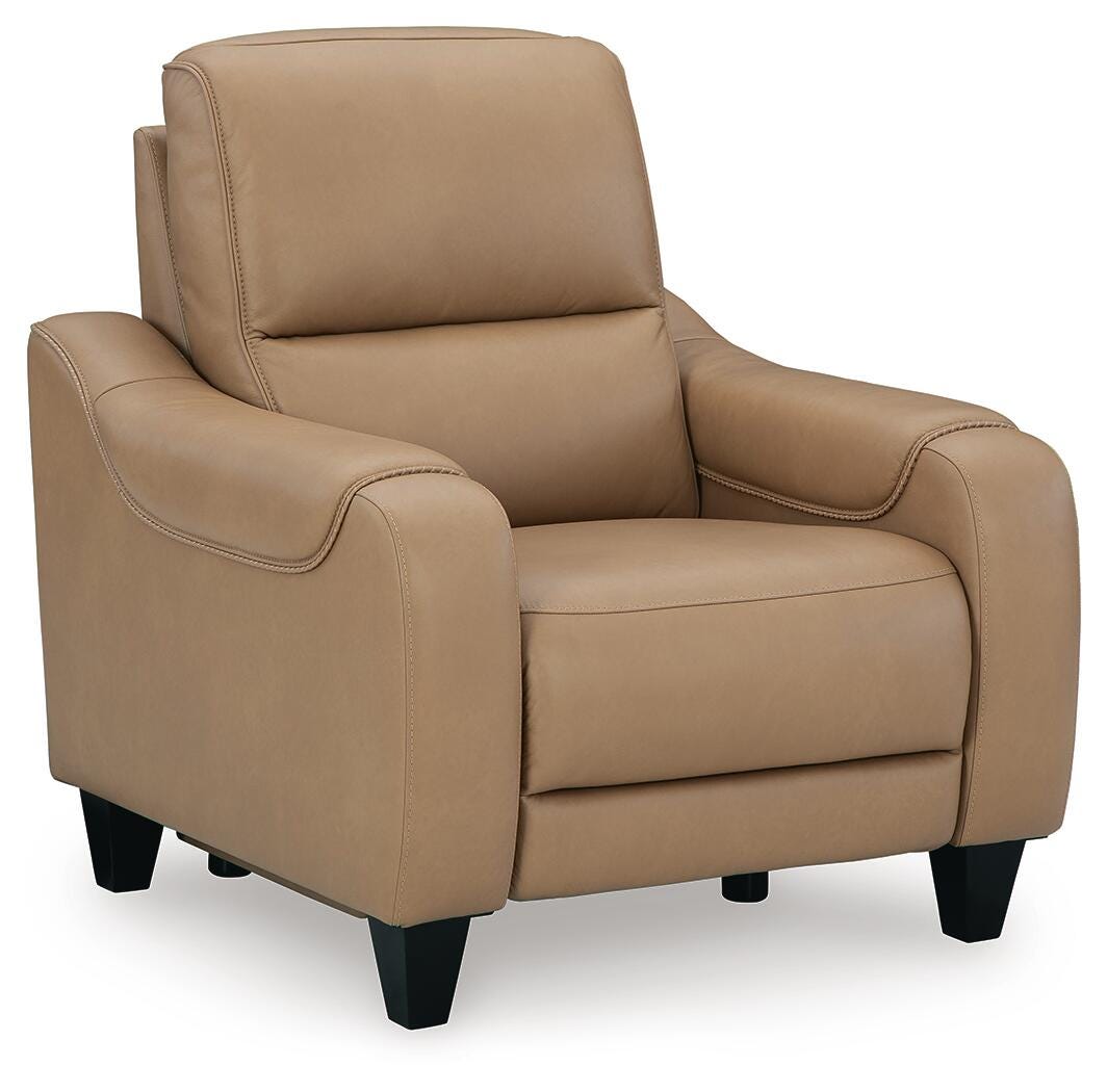 Mosswell Power Recliner, Toffee, large