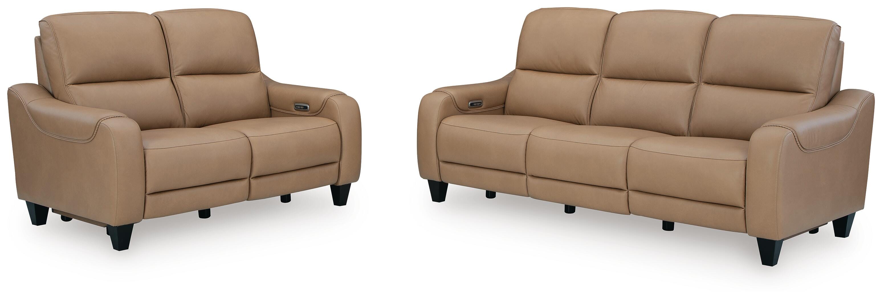 Mosswell Sofa and Loveseat, Toffee, large