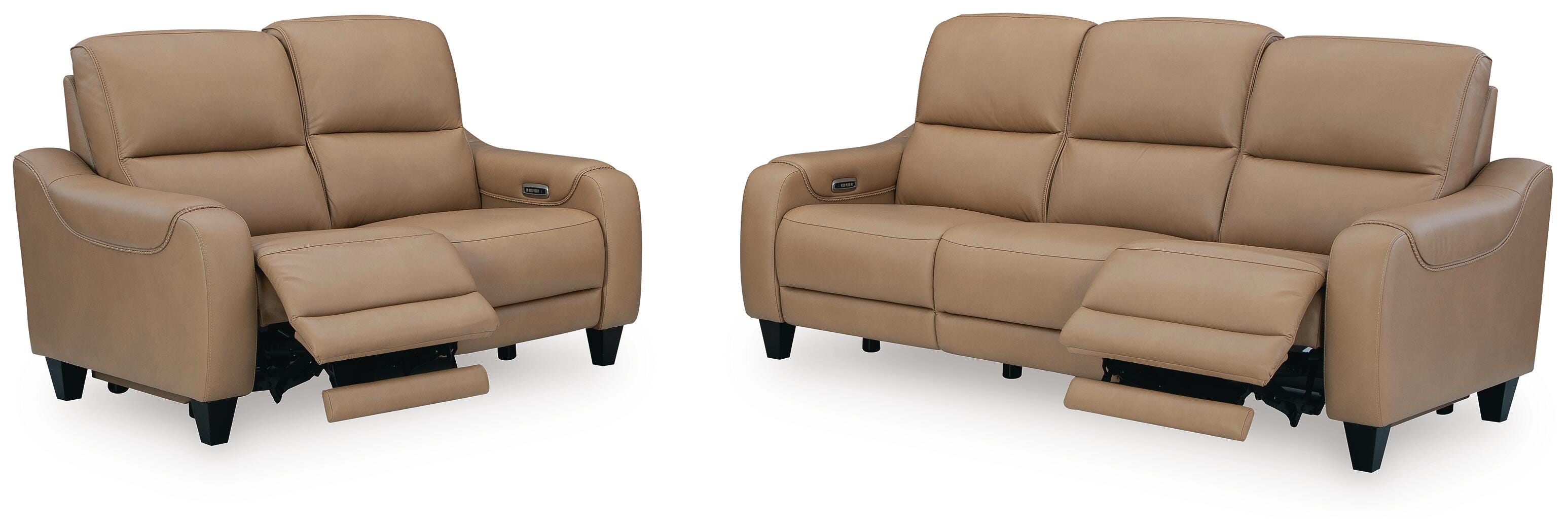 Mosswell Sofa and Loveseat, Toffee, large