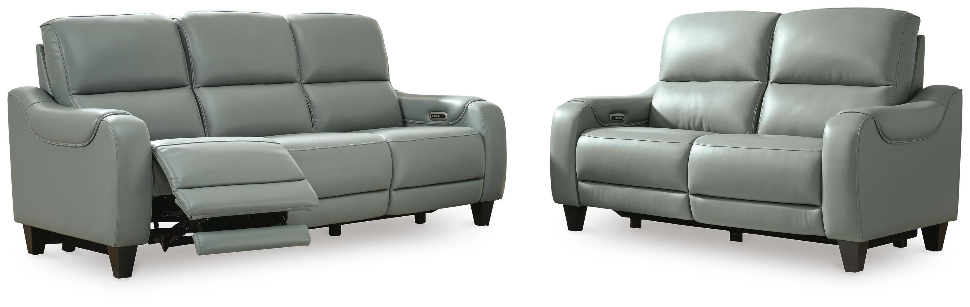 Mosswell Sofa and Loveseat, Spa, large