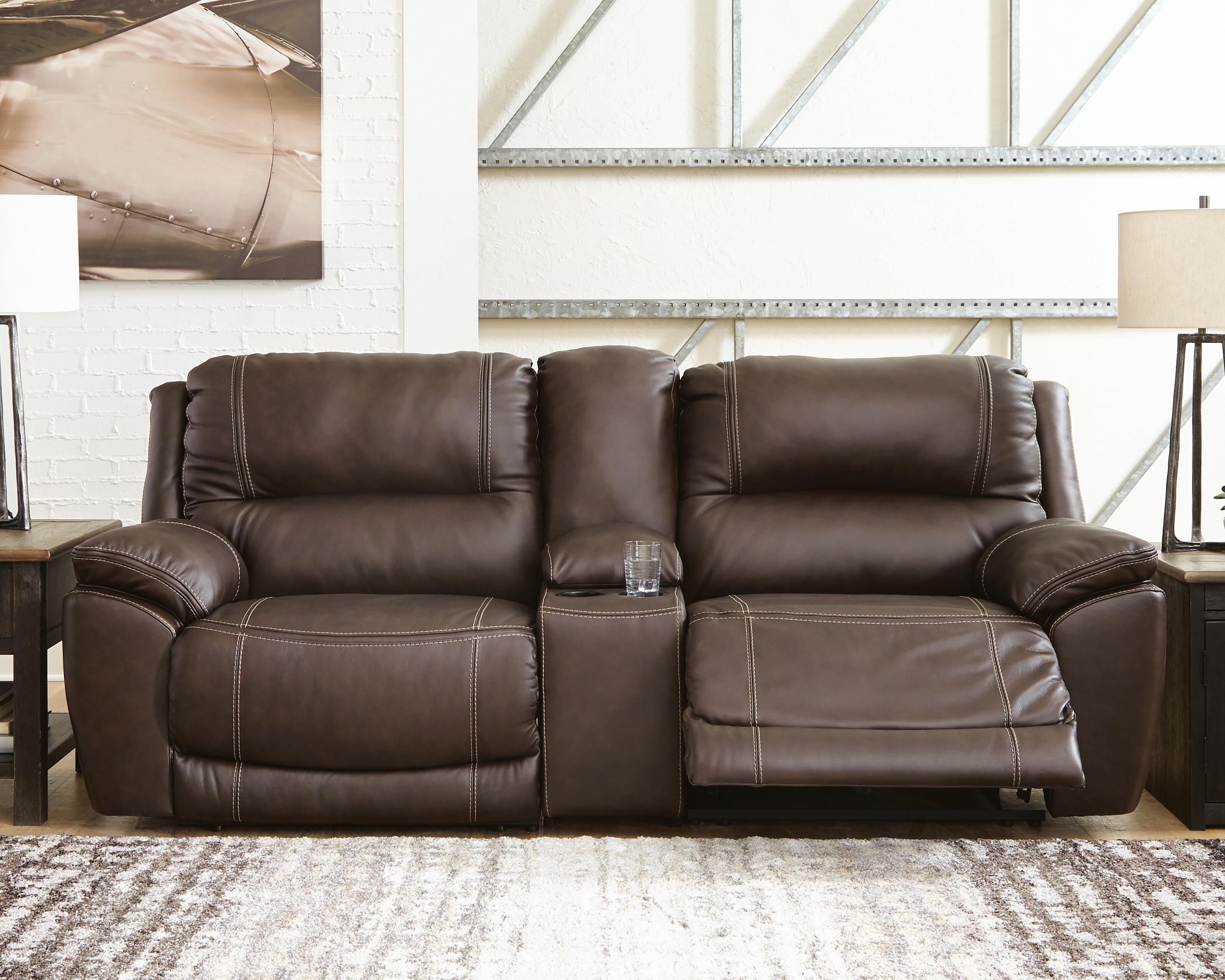 Dunleith 3-Piece Power Reclining Loveseat with Console - image 1