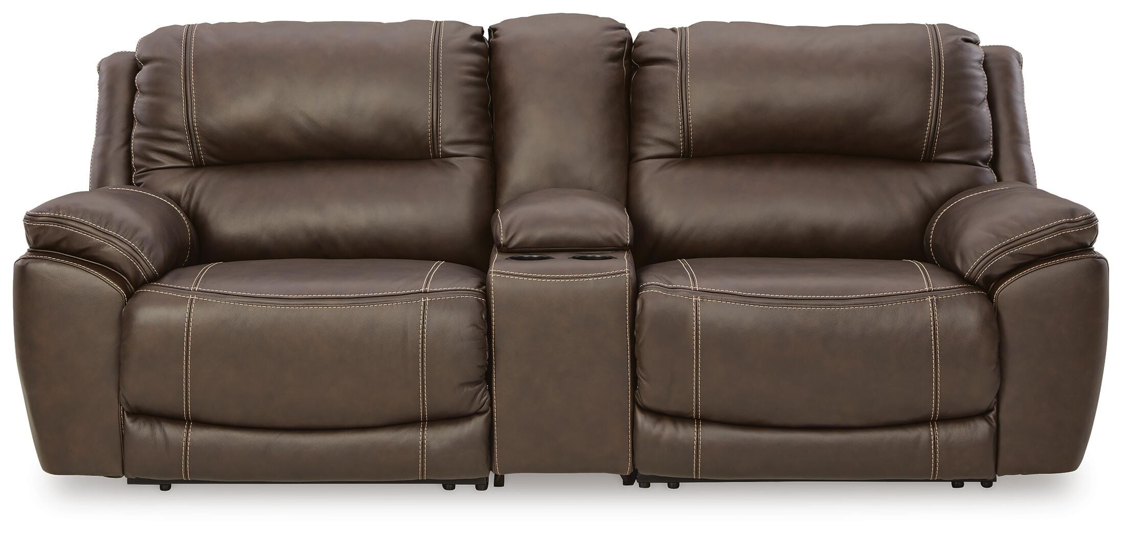 Dunleith 3-Piece Power Reclining Loveseat with Console, , large