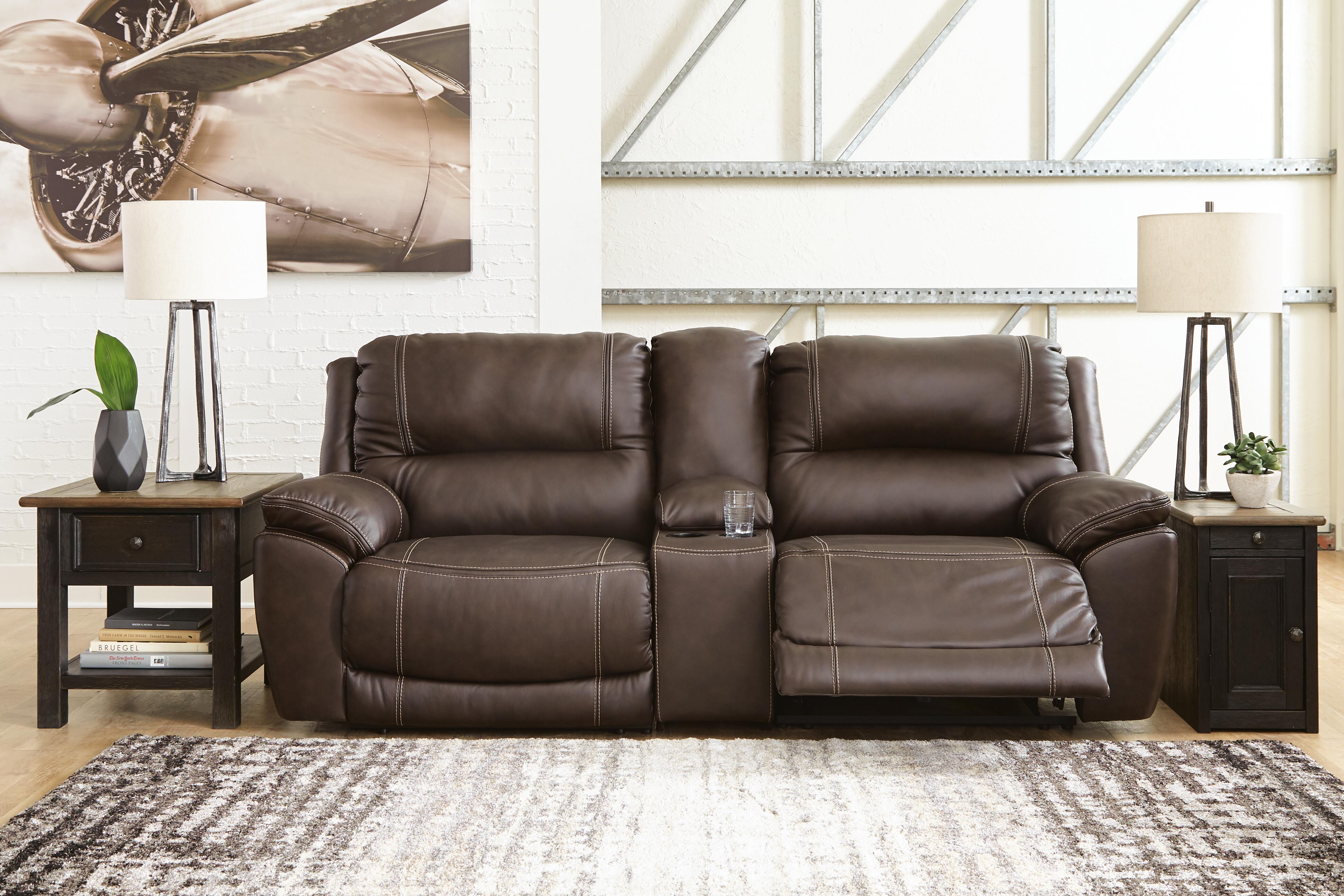 Dunleith 3-Piece Power Reclining Loveseat with Console - image 2