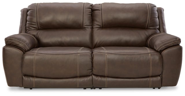 Dunleith 2-Piece Dual Power Leather Reclining Loveseat