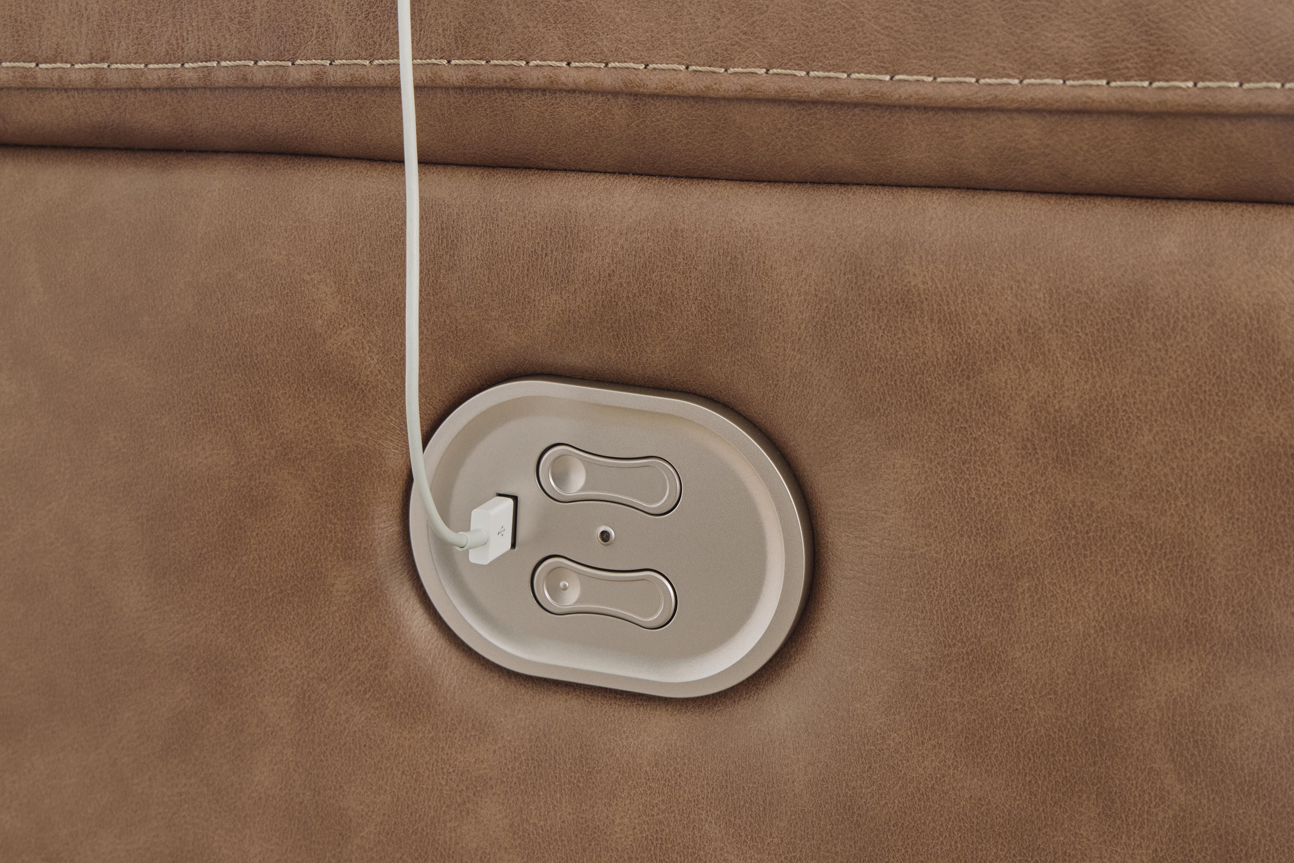 Trasimeno Power Reclining Loveseat with Console - image 9