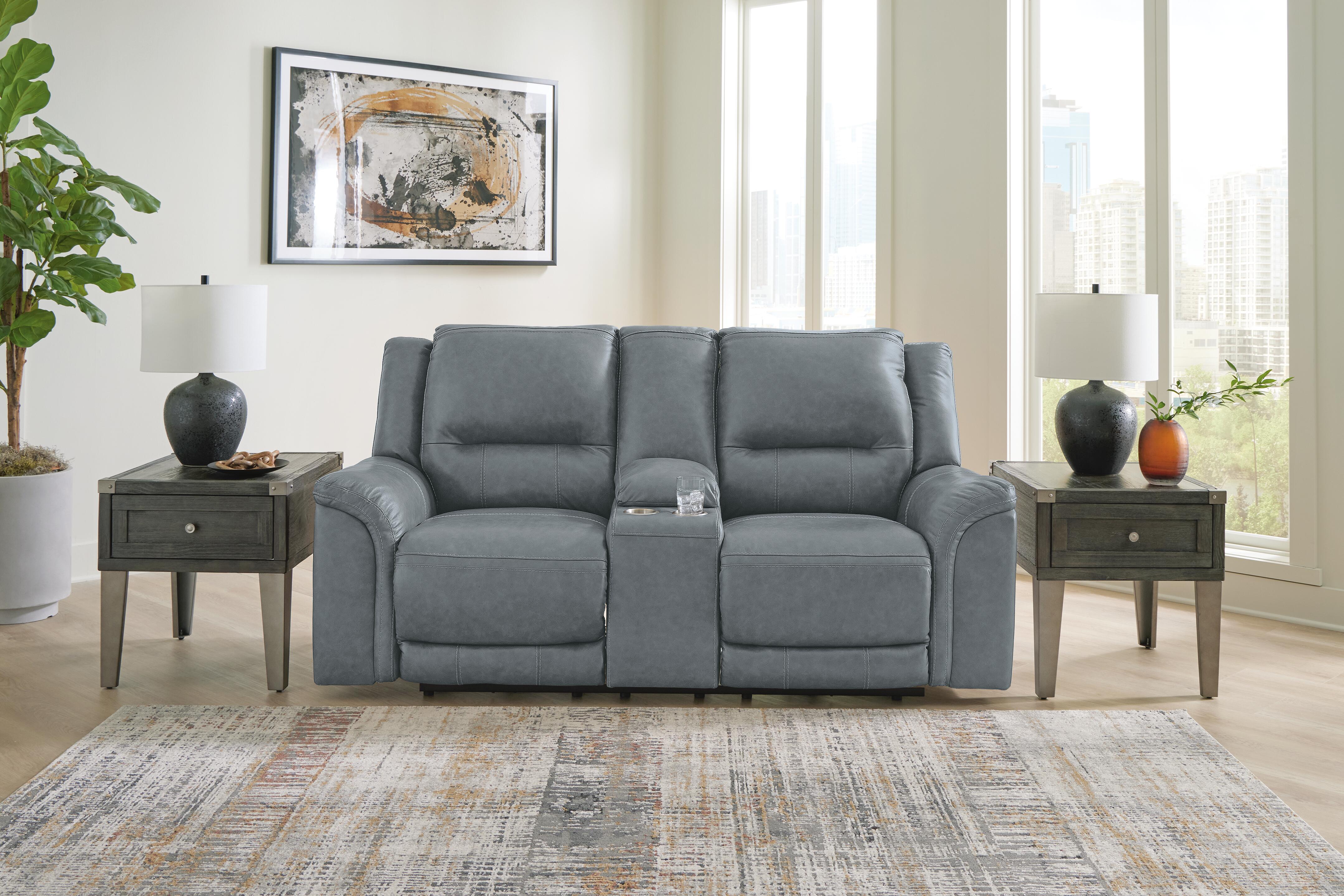 Trasimeno Power Reclining Loveseat with Console - image 1